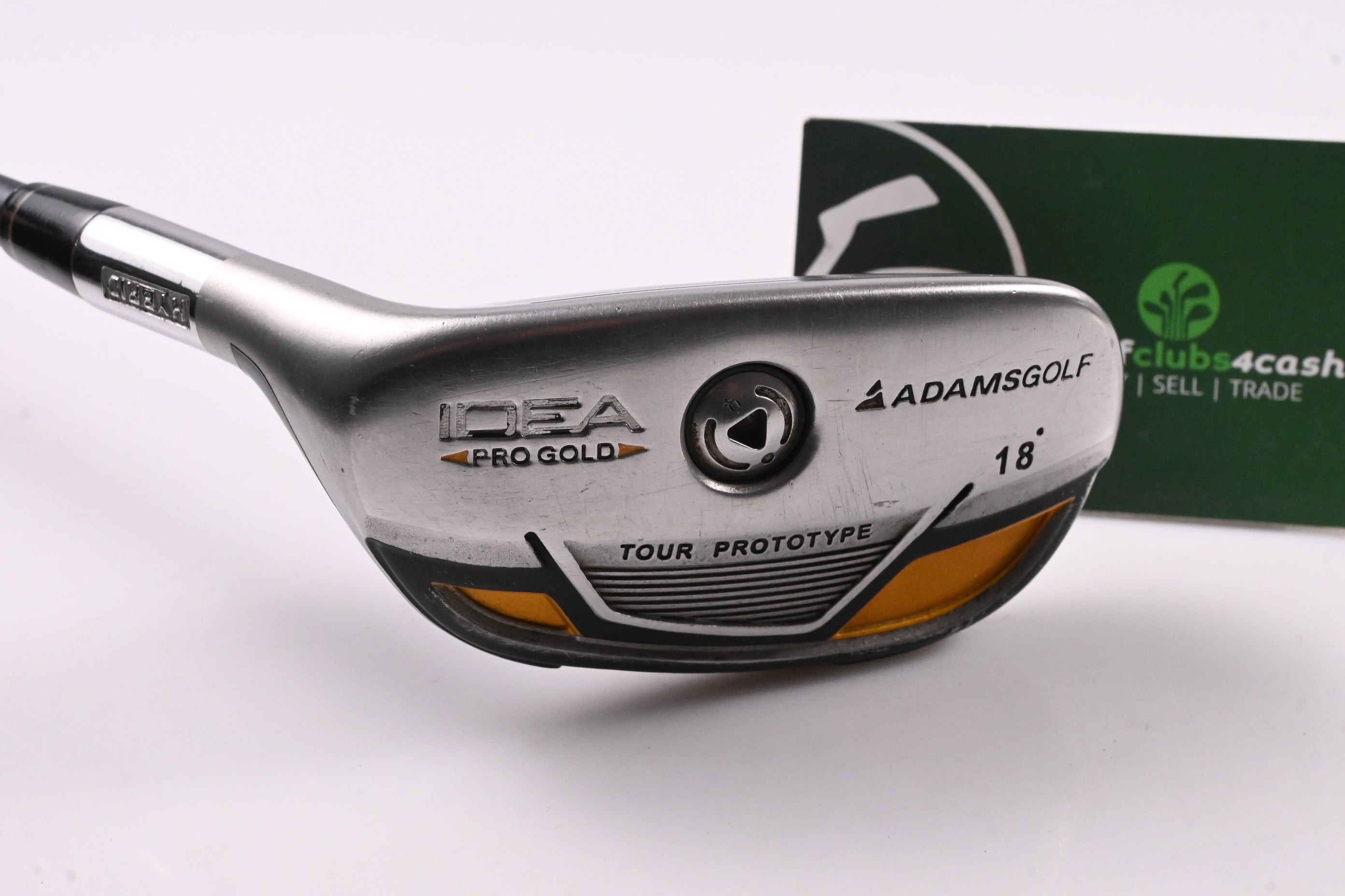 Left Hand Adams Idea Pro Gold #2 Hybrid / 18 Degree / X-Flex Bassara Shaft