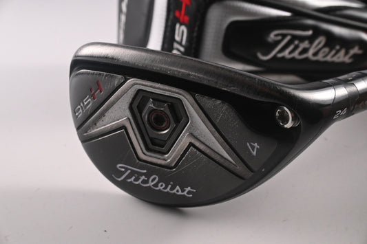Titleist 915H #4 Hybrid / 24 Degree / Regular Flex Tensei AV Blue 70 Shaft