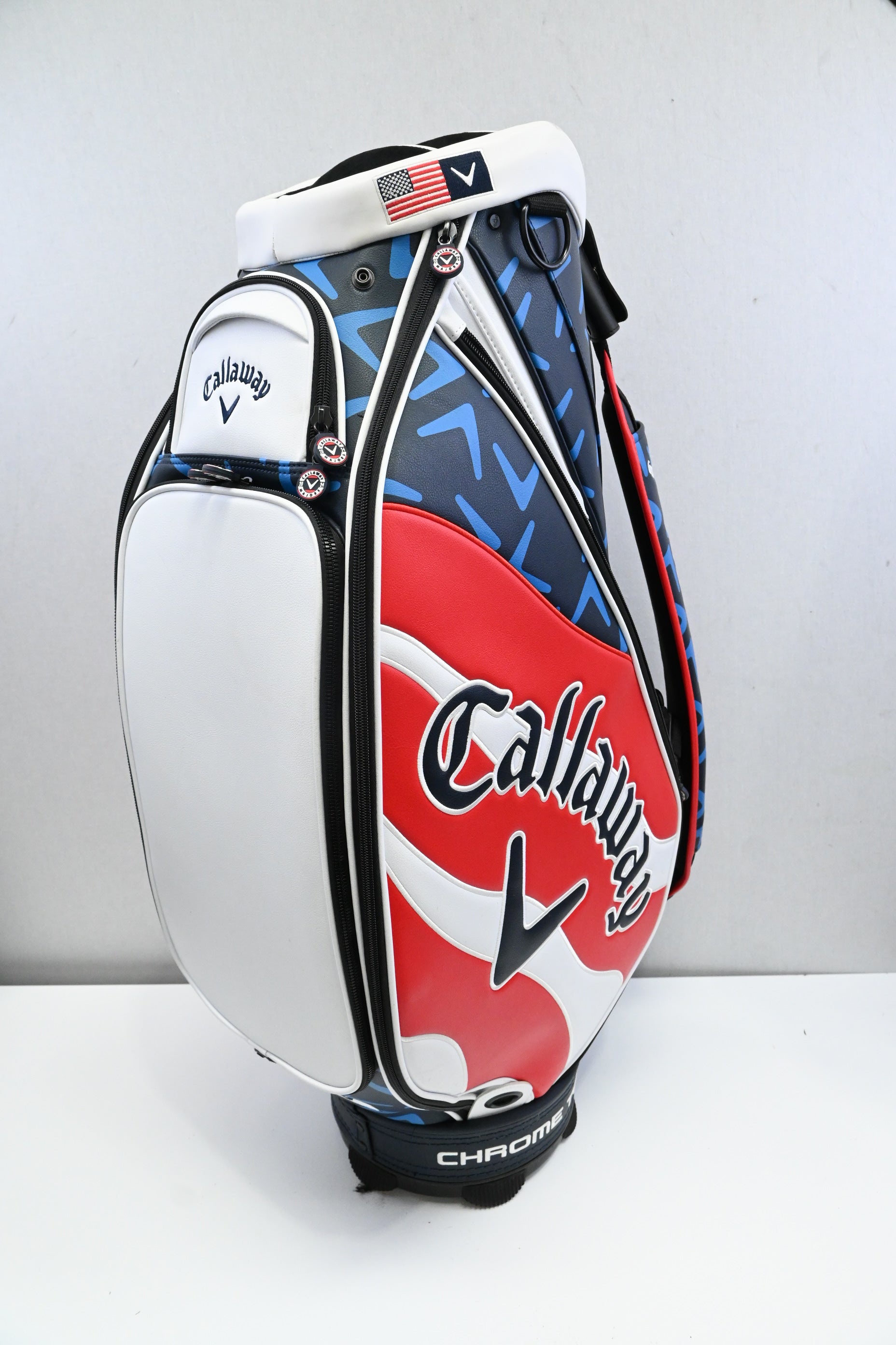 Callaway Chrome Tour June Major Tour Bag / 6-Way / Red, White, Blue