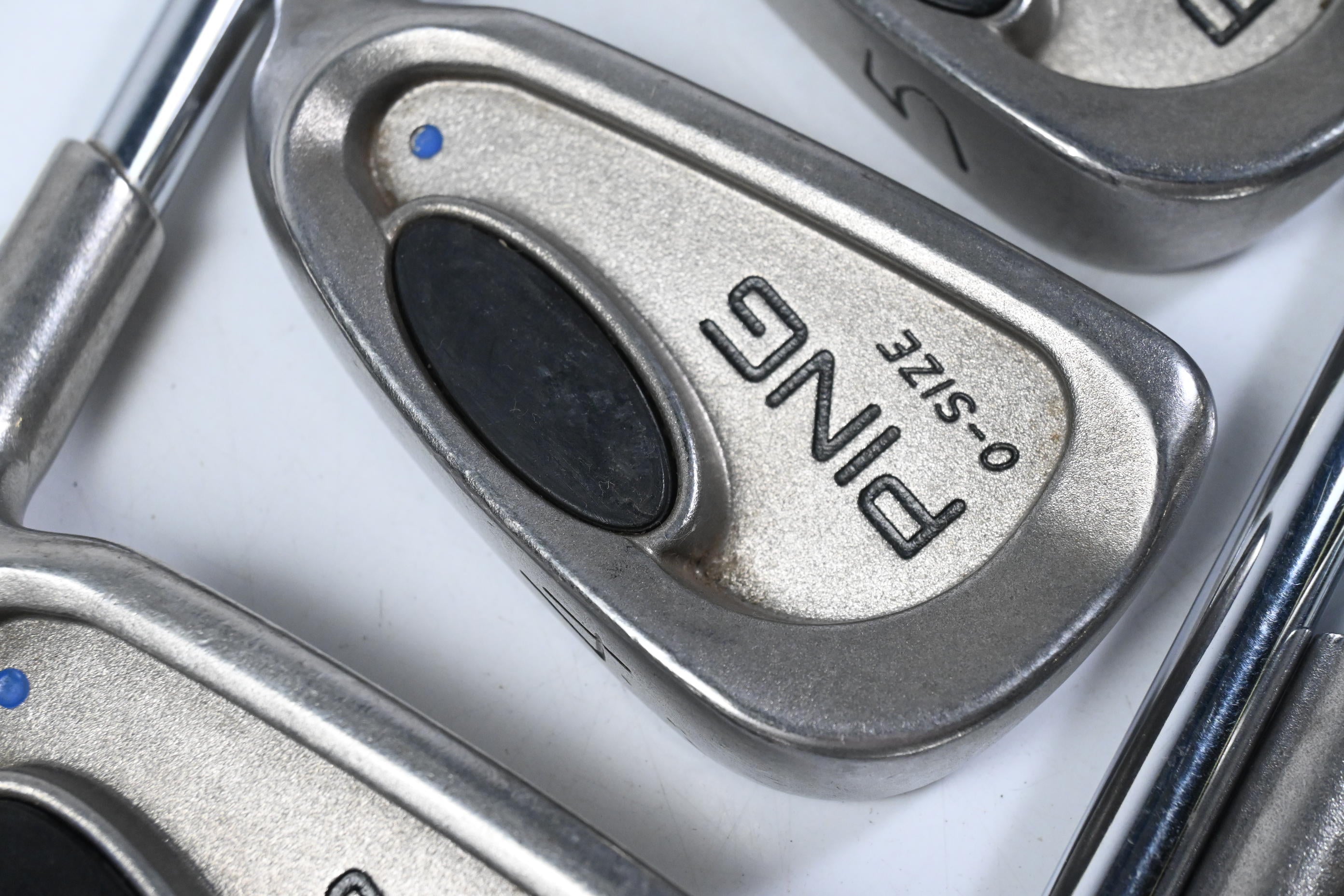 Ping i3 O-Size Irons / 3-PW+SW / Blue Dot / Regular Flex Ping Cushin JZ Shafts