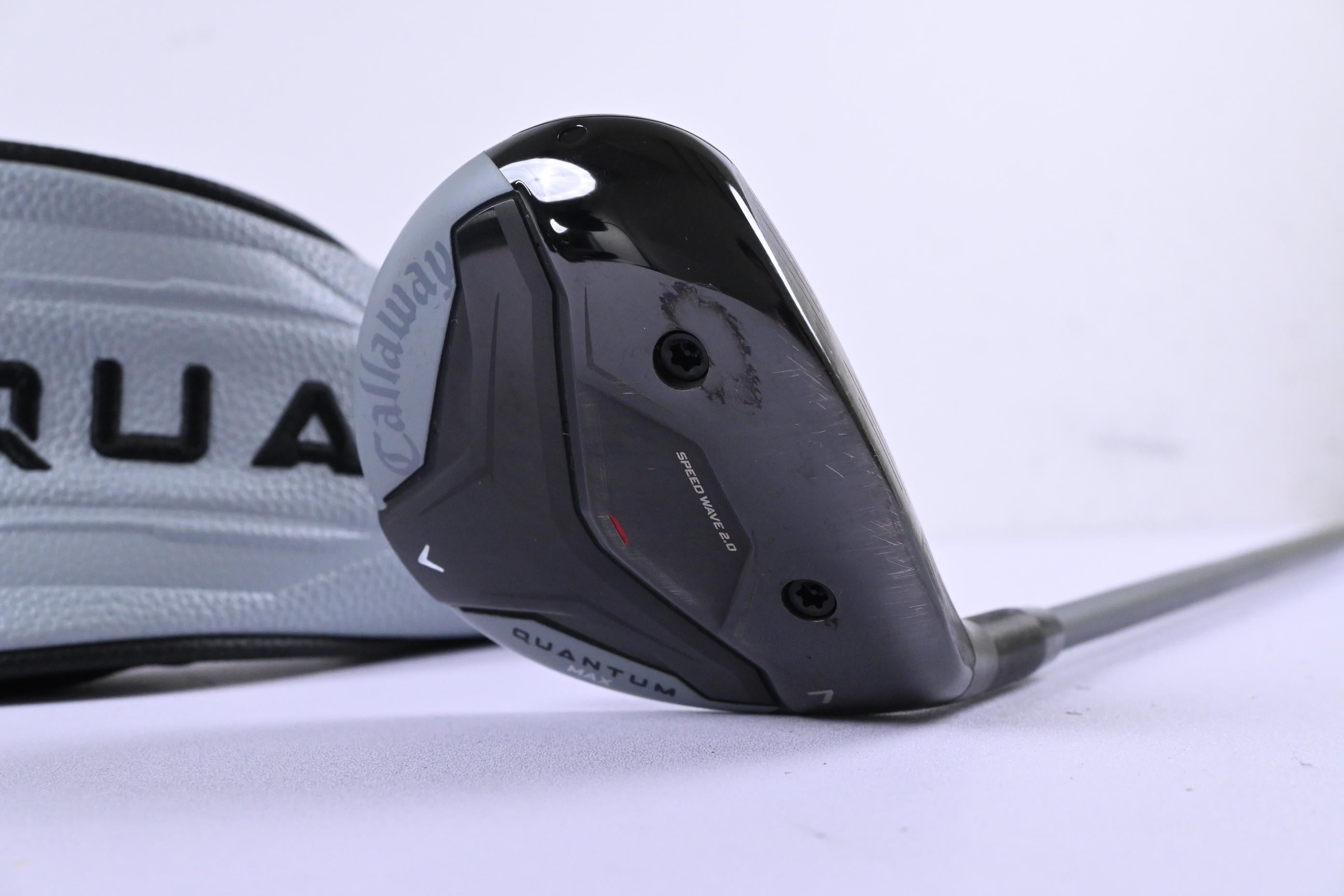 Callaway Quantum Max #7 Wood / 21 Degree / Regular Flex Denali Frost Silver 60