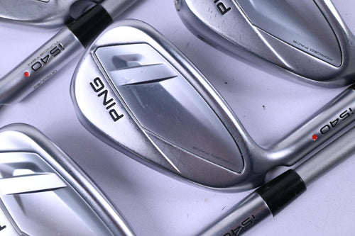 Left Hand Ping i540 Irons / 5-PW / Red Dot / Senior Flex Alta Quick 45 Shafts