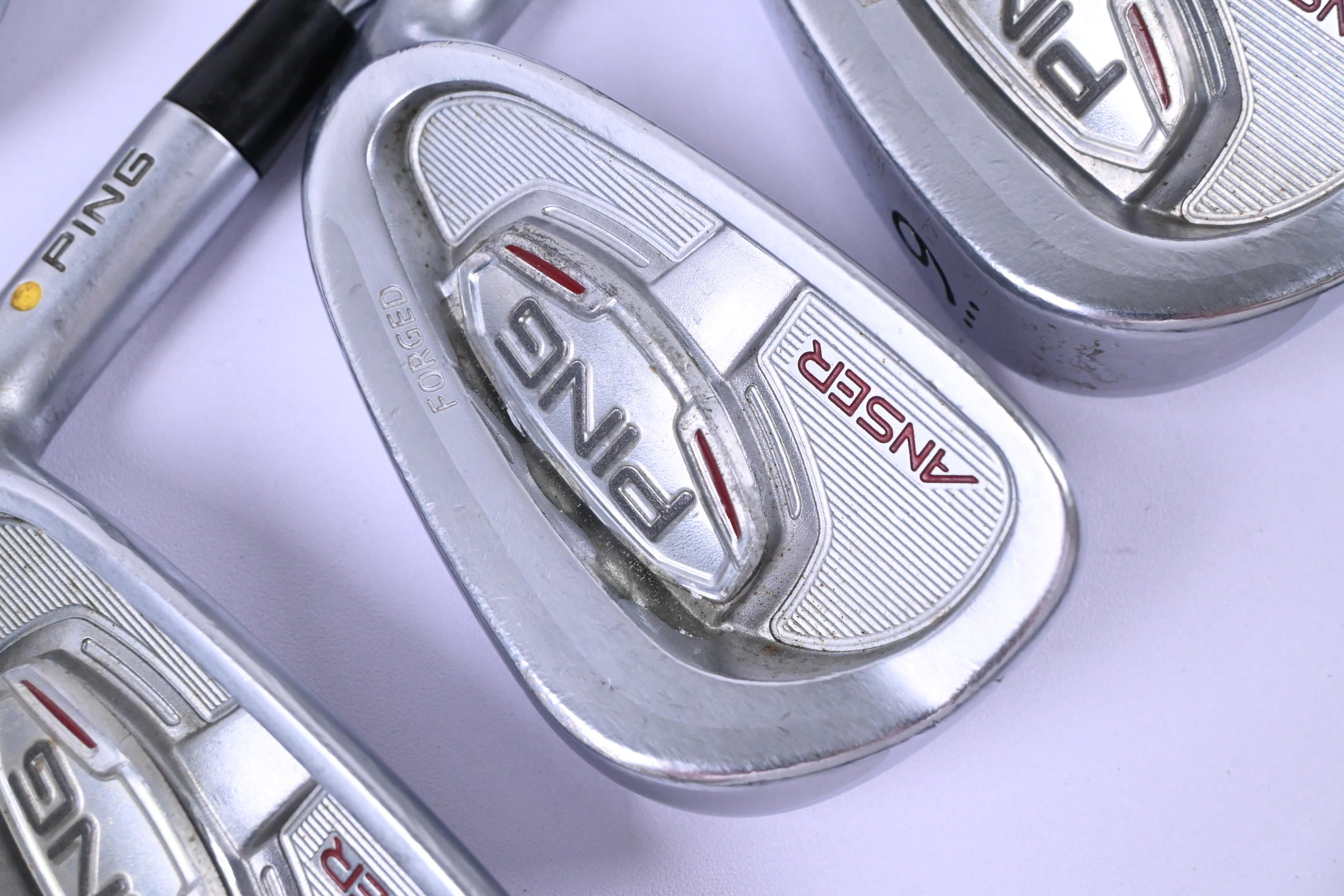 Ping Anser Forged 2011 Irons / 3-PW+LW / Yellow Dot / Stiff Flex Project X Rifle