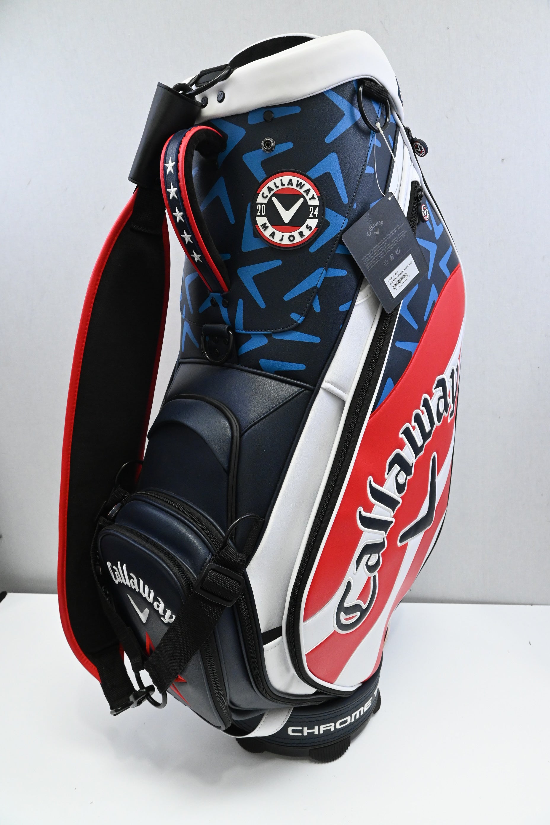 Callaway Chrome Tour June Major Tour Bag / 6-Way / Red, White, Blue