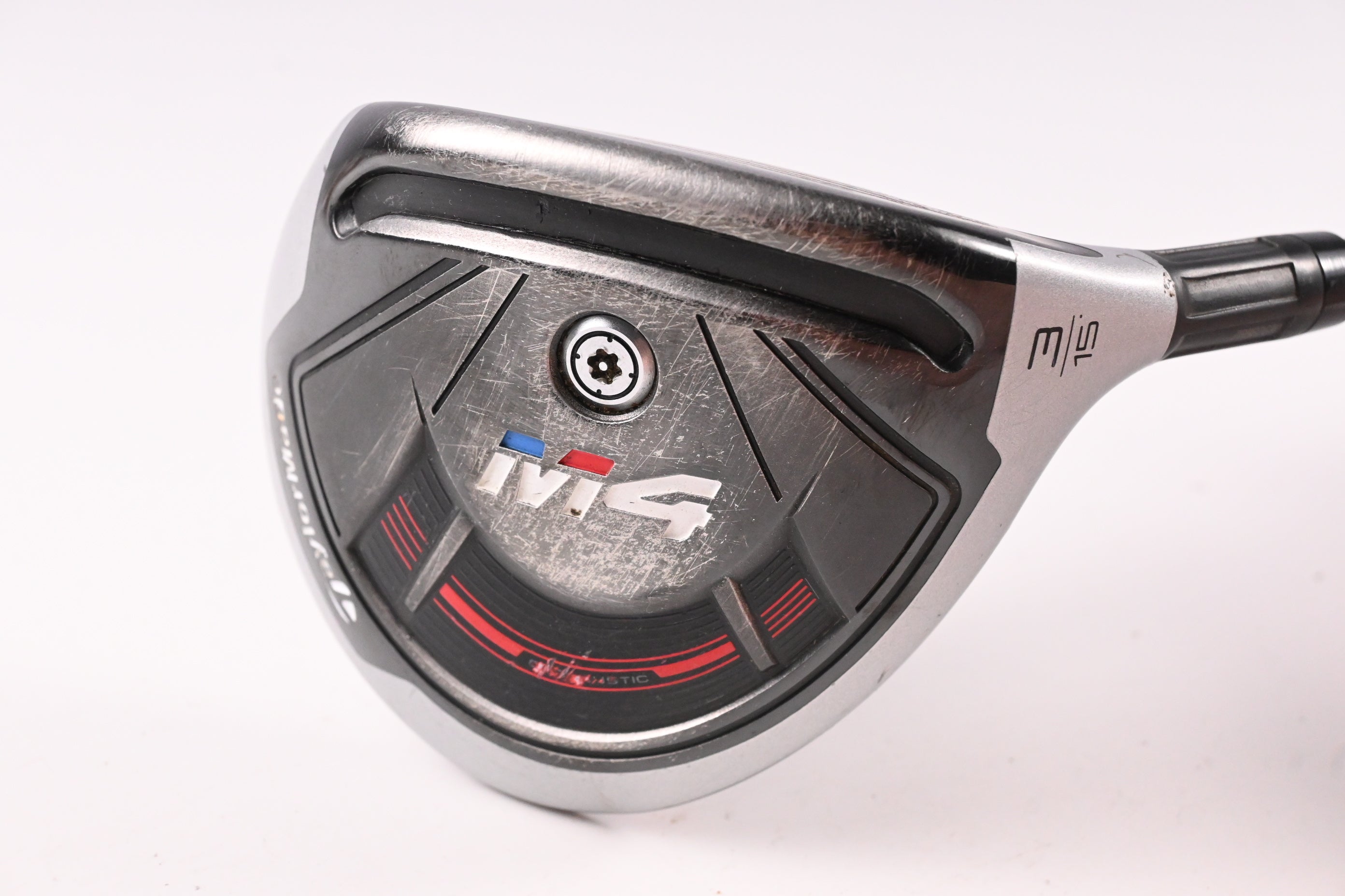 Taylormade M4 #3 Wood / 15 Degree / Stiff Flex HZRDUS Red 60g Shaft