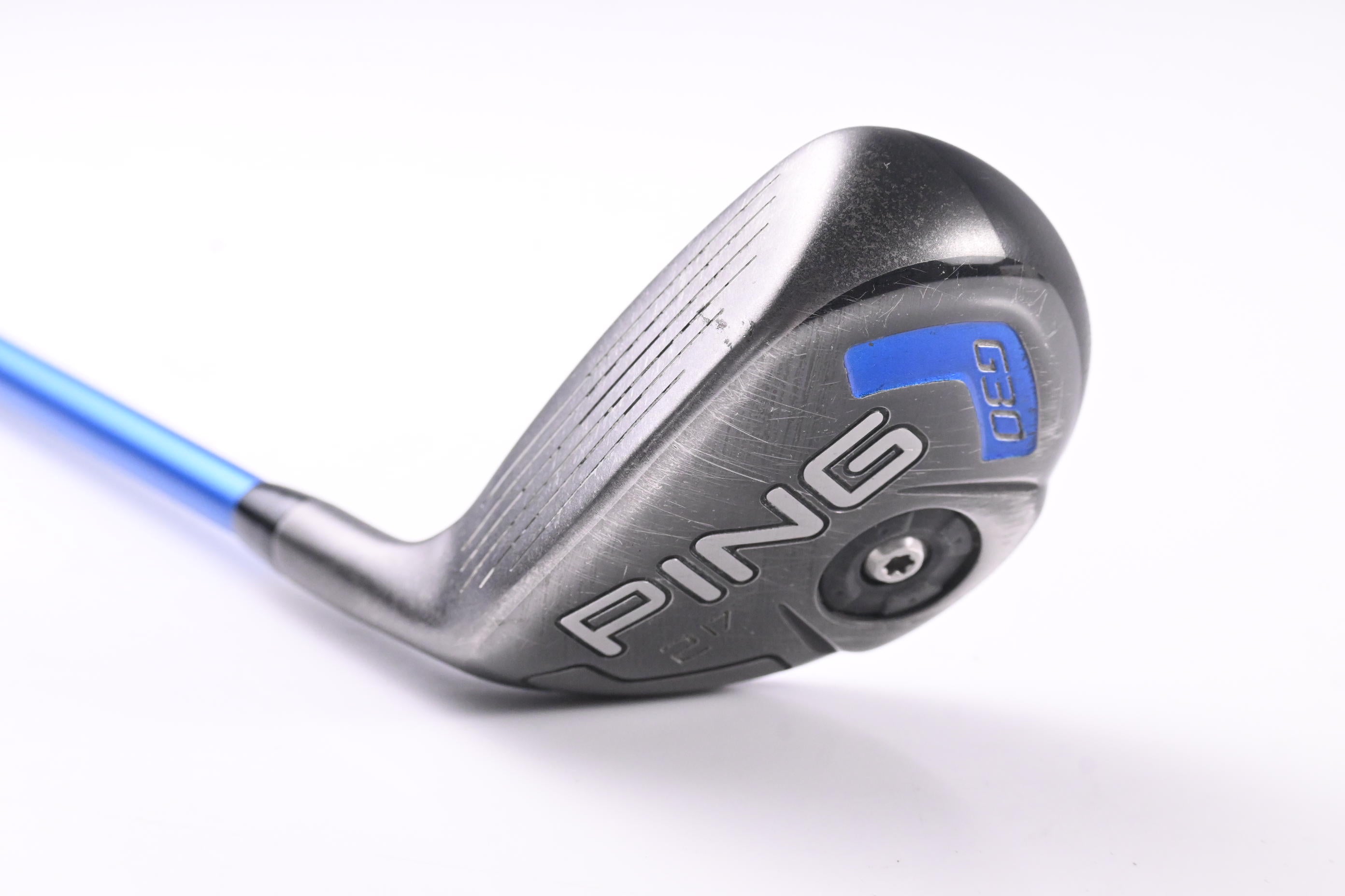 Left Hand Ping G30 #2 Hybrid / 17 Degree / Stiff Flex Ping TFC 419 Shaft