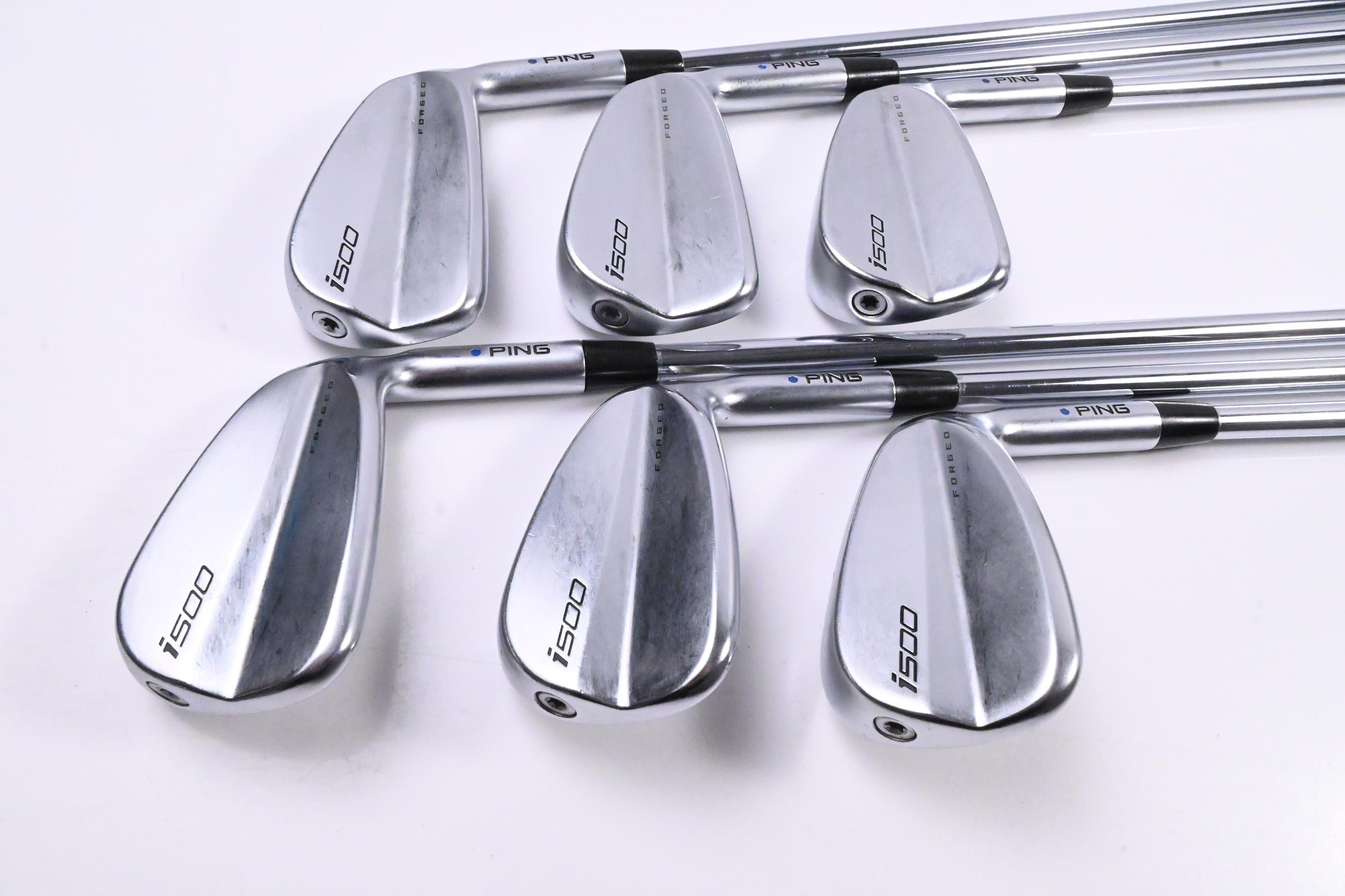 Ping i500 Irons / 5-PW / Blue Dot / Regular Flex Project X LZ 115 Shafts