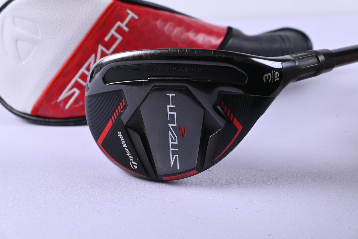 Taylormade Stealth 2 #3 Hybrid / 19 Degree / Stiff Flex Ventus TR Red 7 Shaft