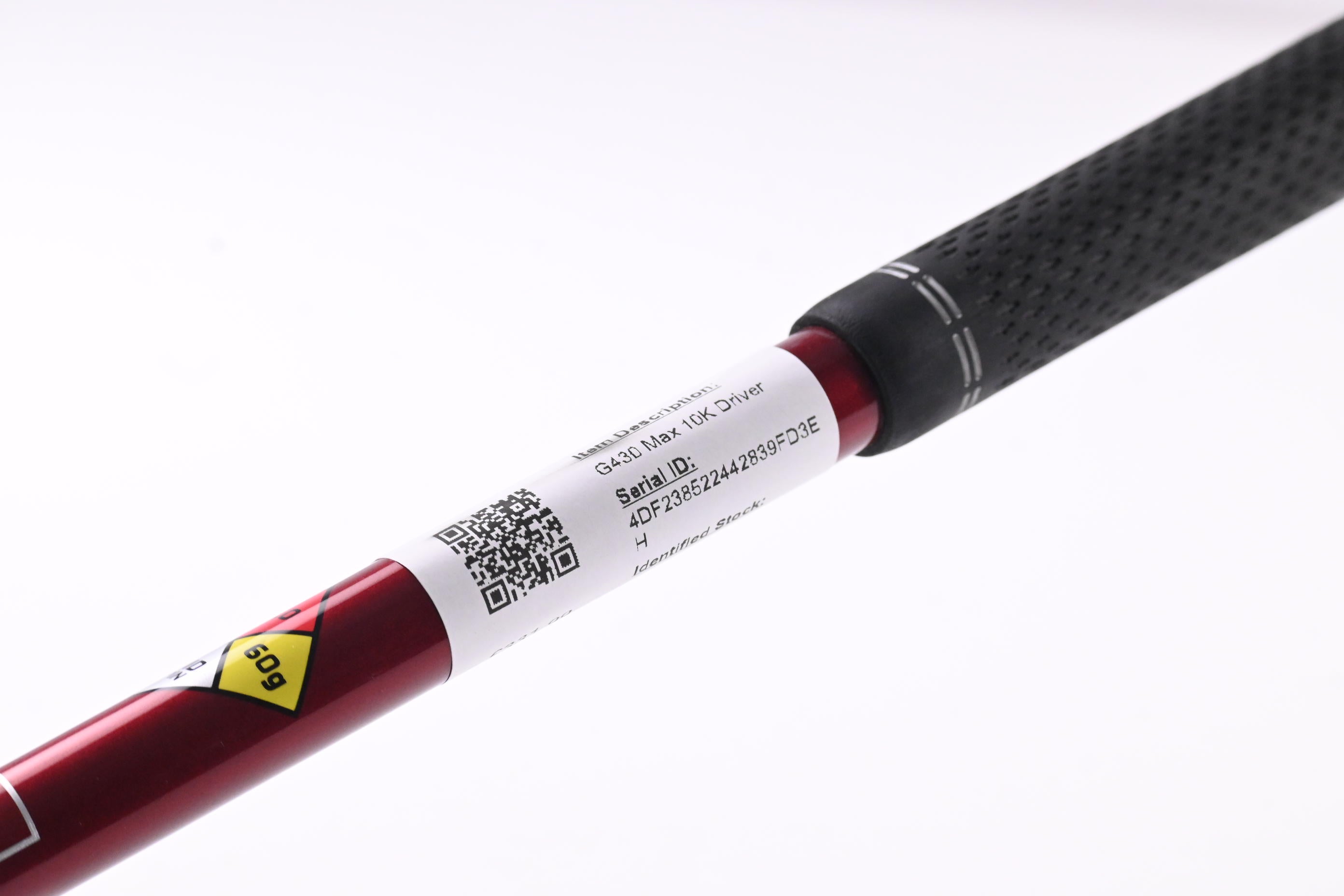 Ping G430 Max 10K Driver / 10.5 Degree / Stiff Flex HZRDUS Smoke Red RDX 60