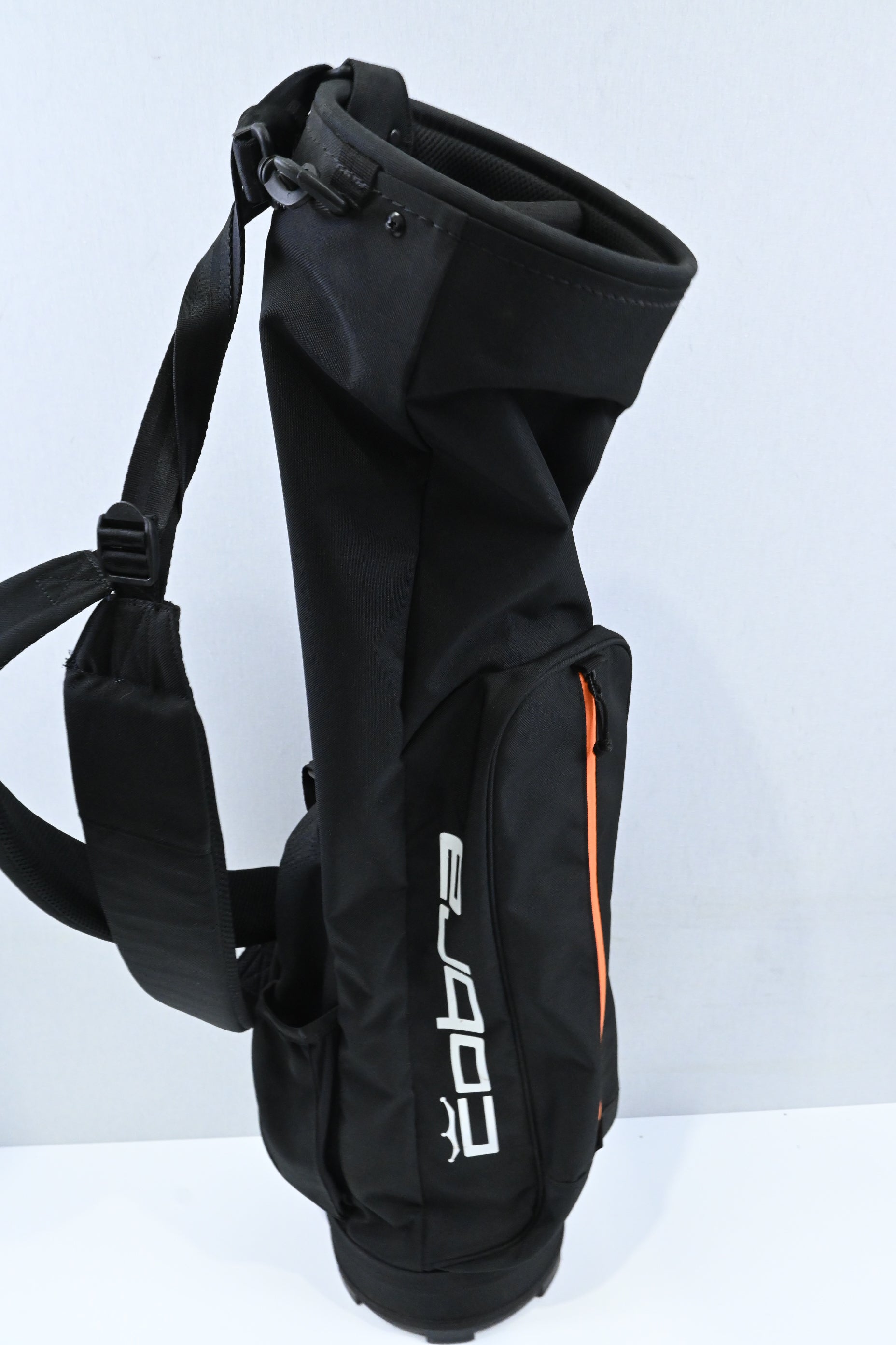 Cobra Pencil Bag / 2-Way Divider / Black, Orange