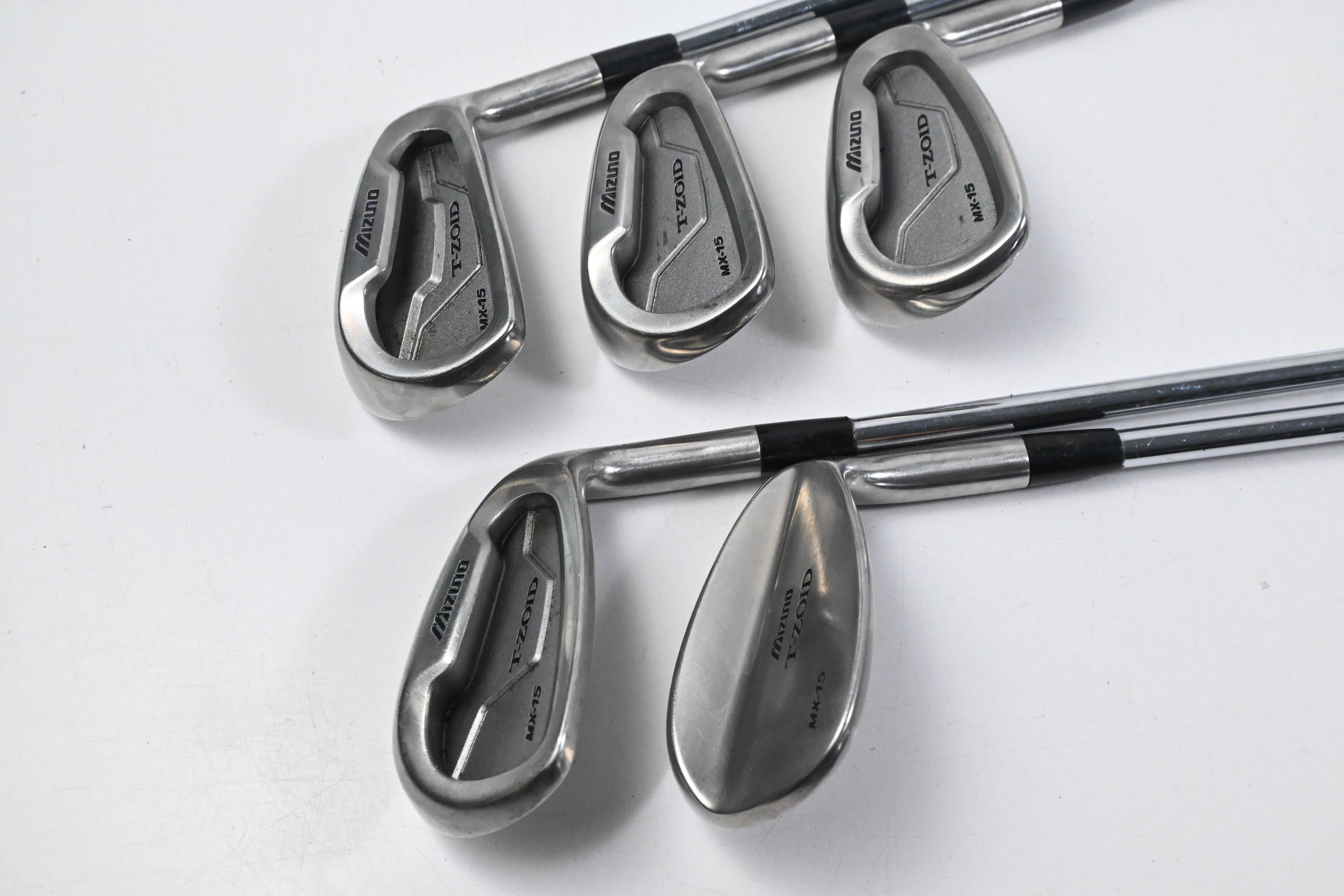 Mizuno MX-15 Irons / 7-PW+SW / Stiff Flex True Temper Release Shafts