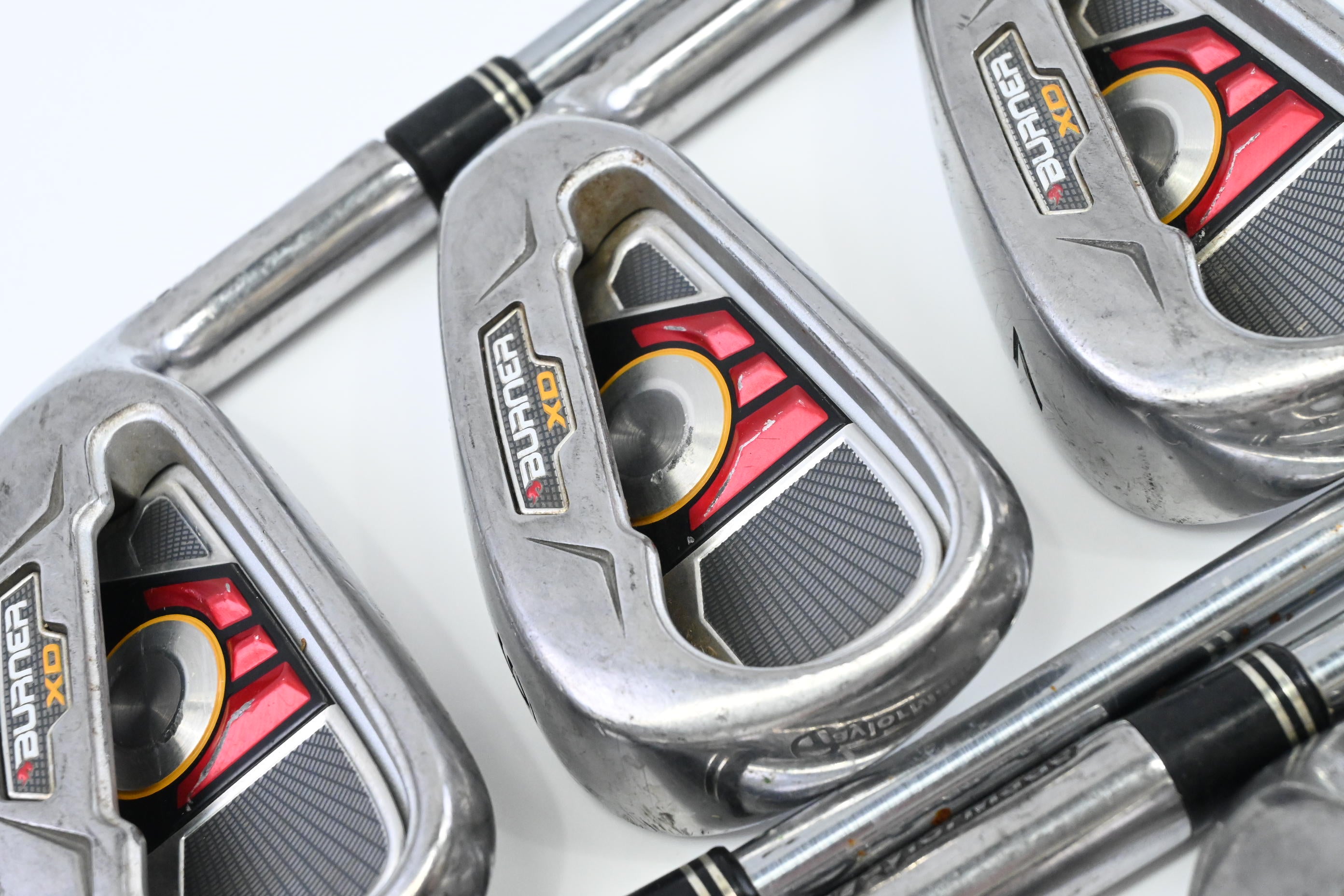 Taylormade Burner XD Irons / 5-PW+AW / Regular Flex Taylormade Reax 90 Shafts