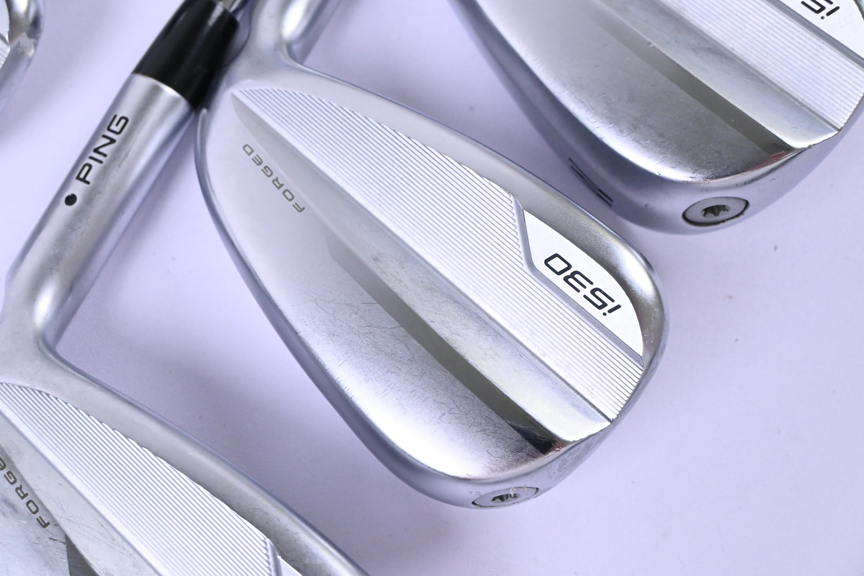 Ping i530 Irons / 5-PW+GW / Black Dot / Stiff Flex Dynamic Gold Mid 110 Shafts