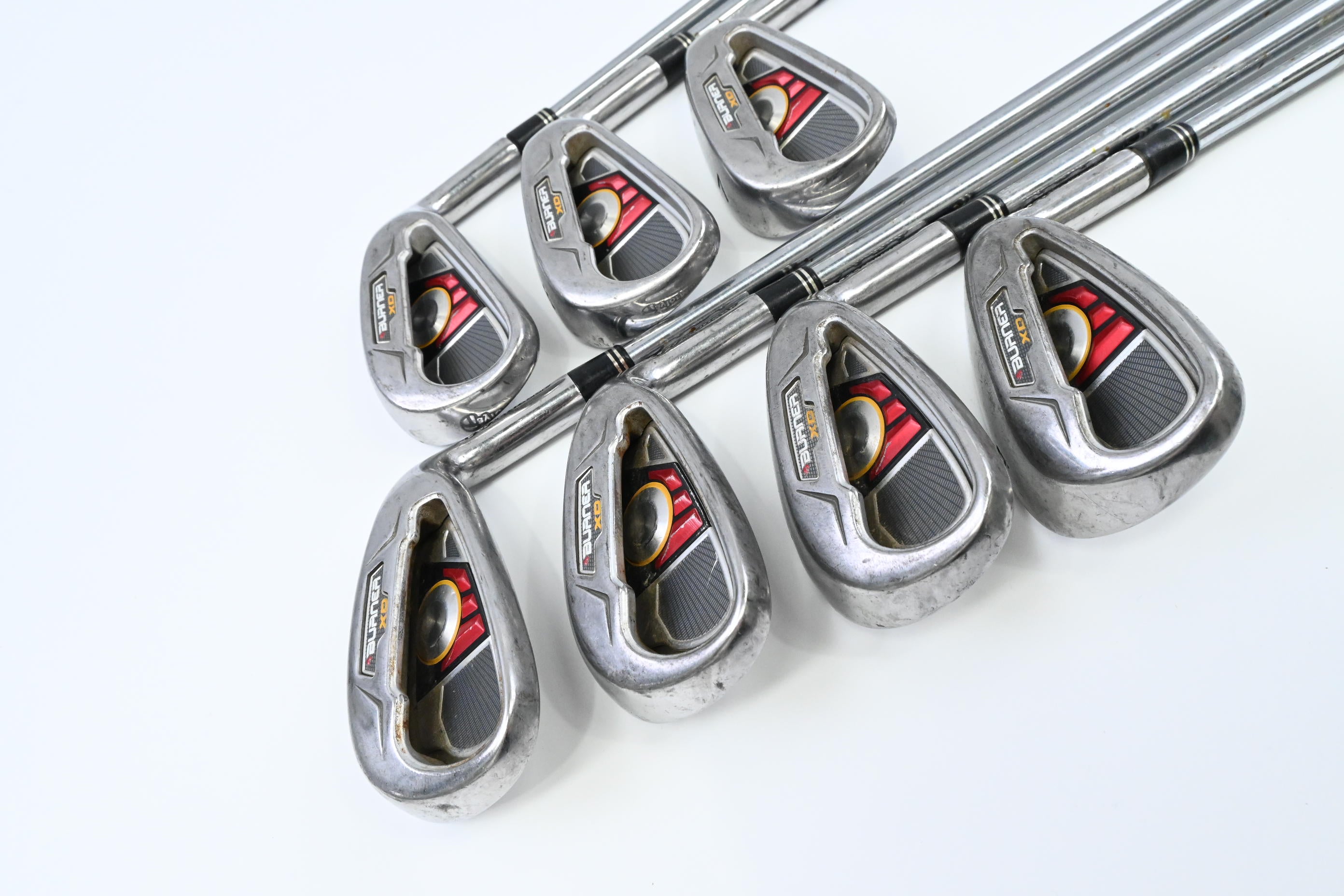 Taylormade Burner XD Irons / 5-PW+AW / Regular Flex Taylormade Reax 90 Shafts