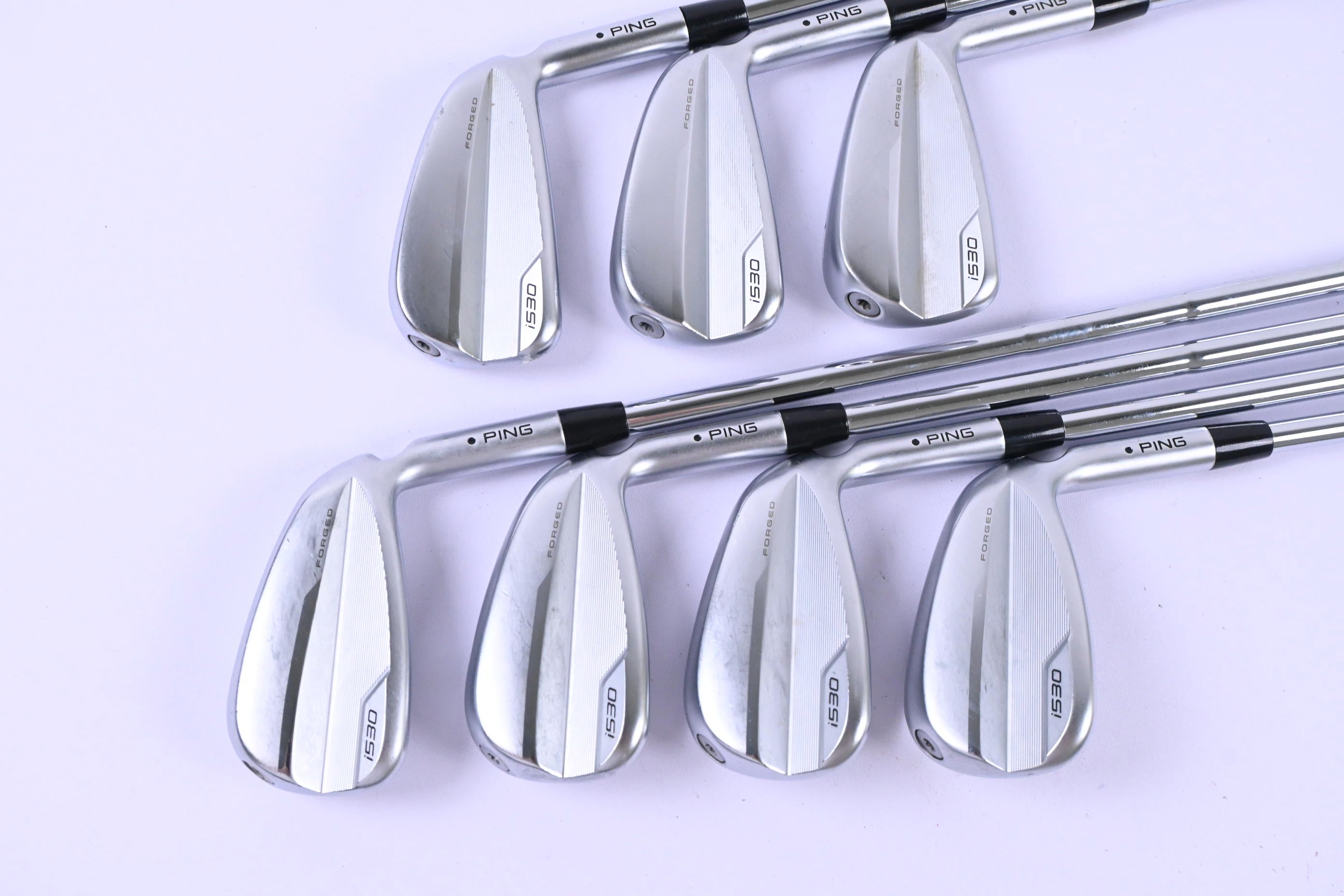 Ping i530 Irons / 5-PW+GW / Black Dot / Stiff Flex Dynamic Gold Mid 110 Shafts