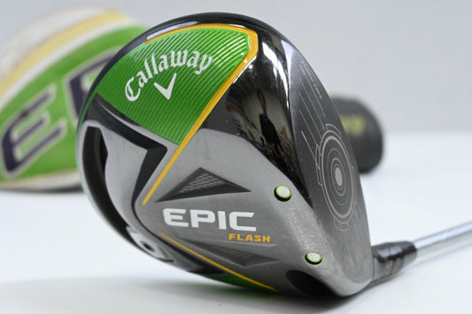 Callaway Epic Flash Driver / 10.5 Degree / Regular Flex Evenflow Green 55