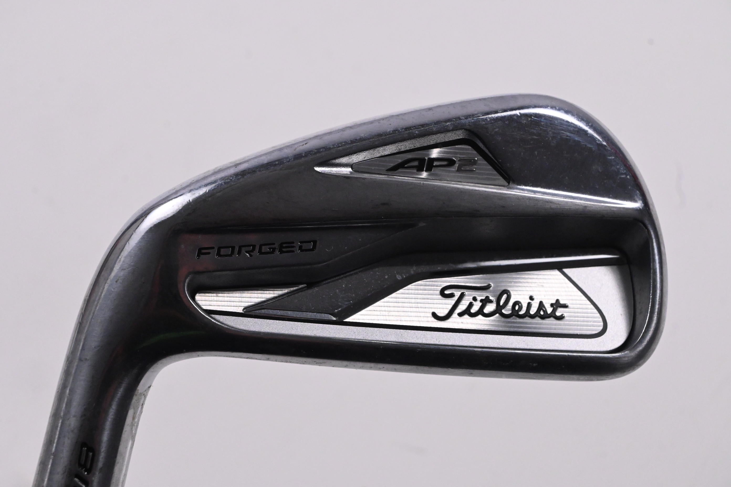 Left Hand Titleist 718 AP2 #4 Iron / 24 Degree / Stiff Flex AMT White S300 Shaft