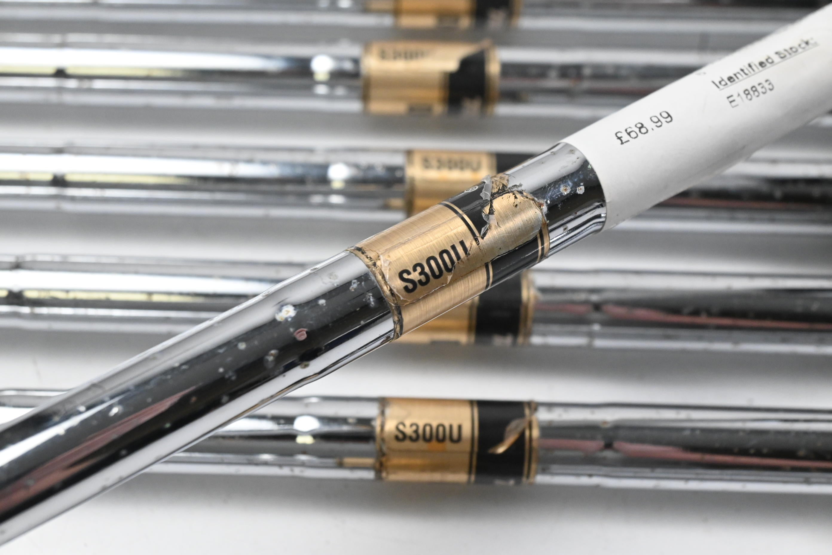 Maxfli Revolution Black Dot Irons / 3-PW / Stiff Flex Dynamic Gold S300U Shafts