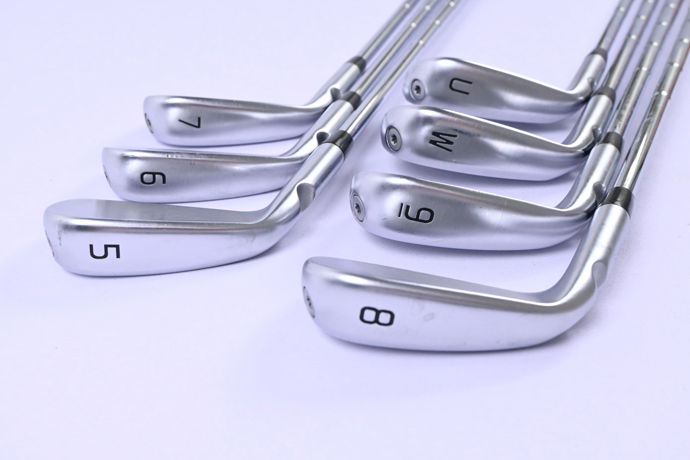 Ping i530 Irons / 5-PW+GW / Black Dot / Stiff Flex Dynamic Gold Mid 110 Shafts
