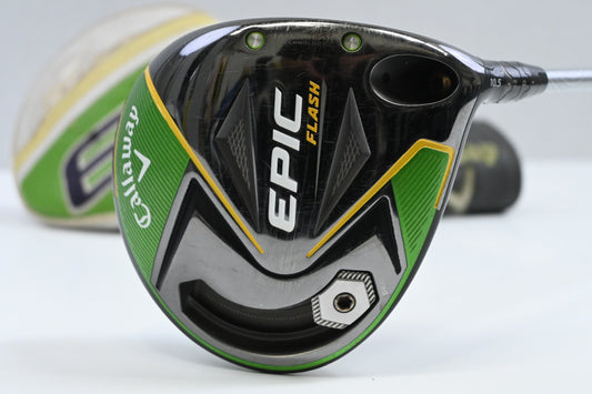 Callaway Epic Flash Driver / 10.5 Degree / Regular Flex Evenflow Green 55