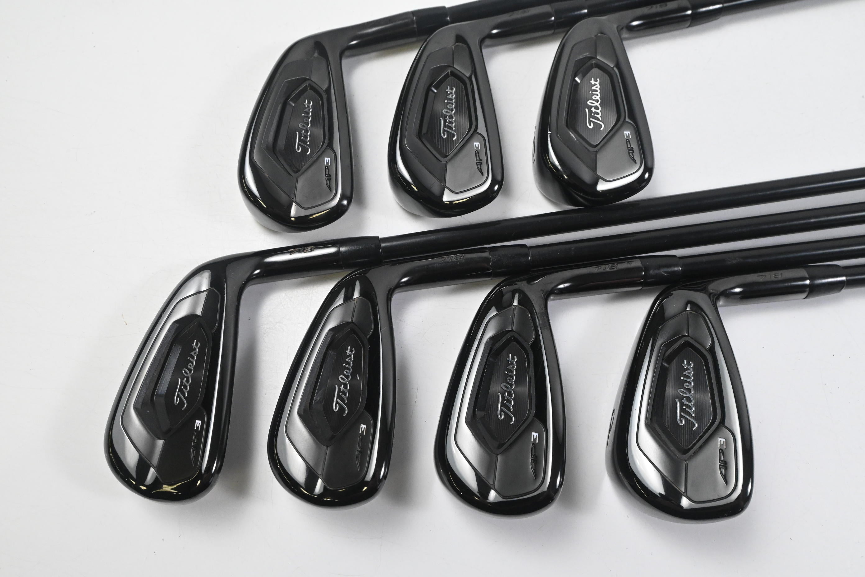 Titleist 718 AP3 Black Irons / 4-PW / Regular Flex AMT Black R300 Shafts