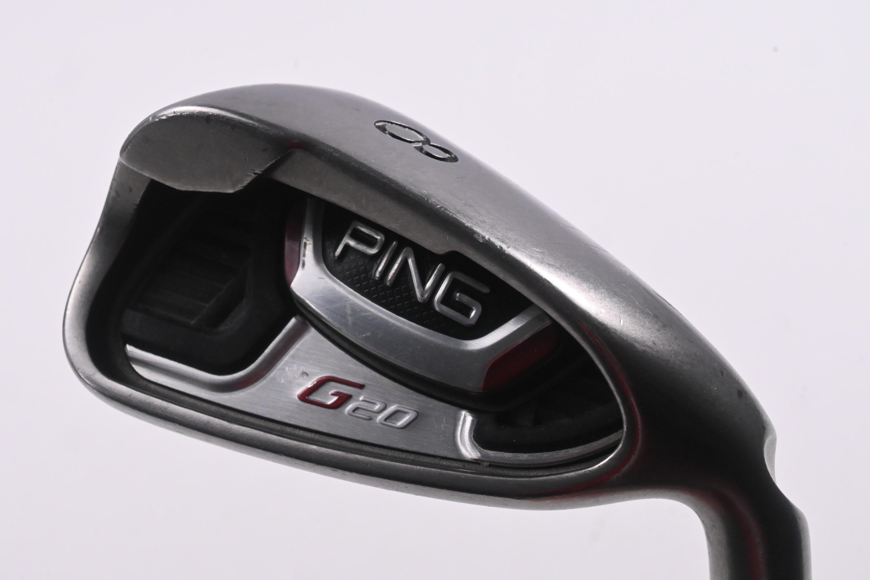 Ping G20 #8 Iron / Black Dot / Regular Flex Ping CFS Shaft