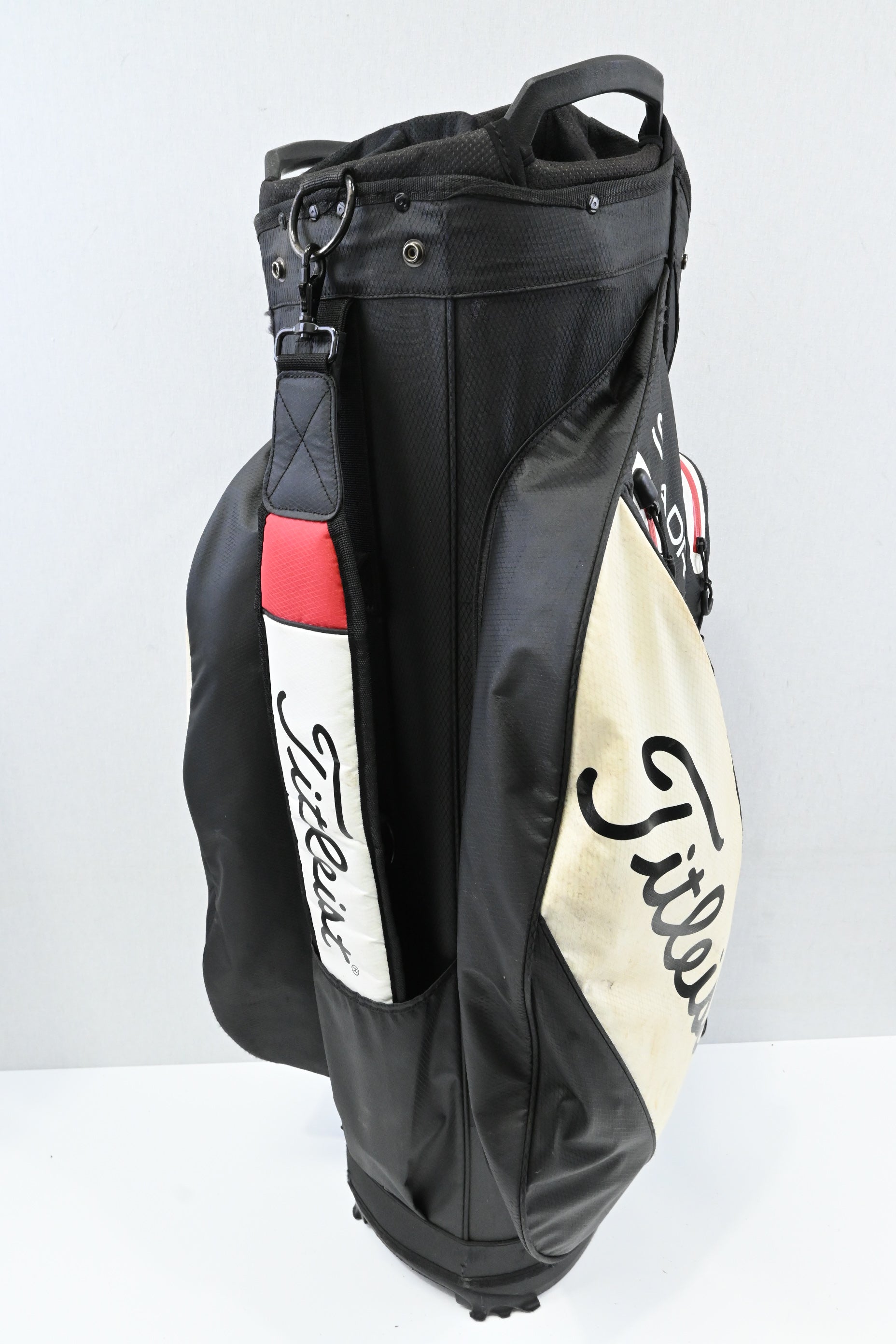 Titleist StaDry Cart Bag / 14-Way Divider / Black, Red, White