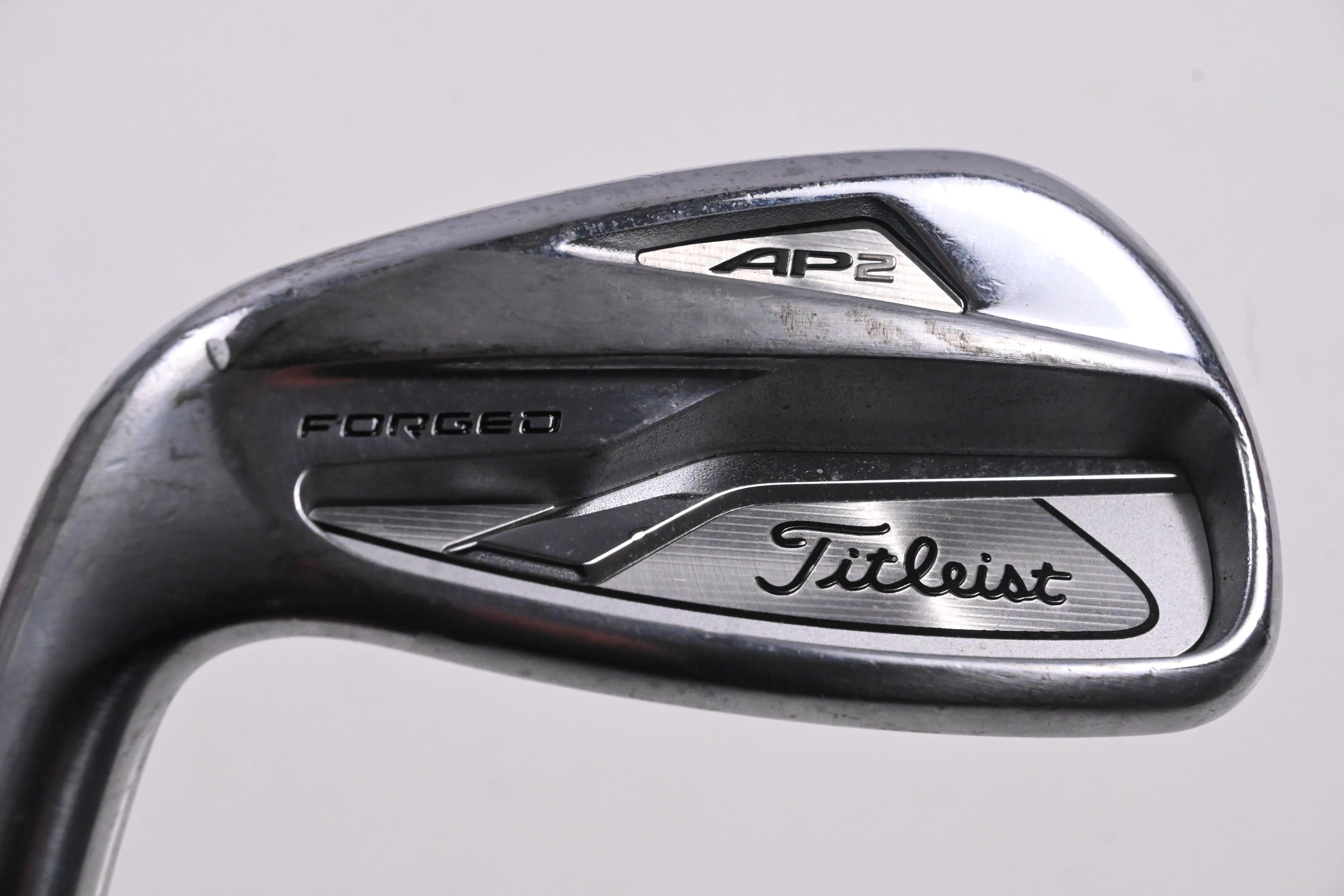 Left Hand Titleist 718 AP2 #8 Iron / 38 Degree / Stiff Flex AMT White S300 Shaft