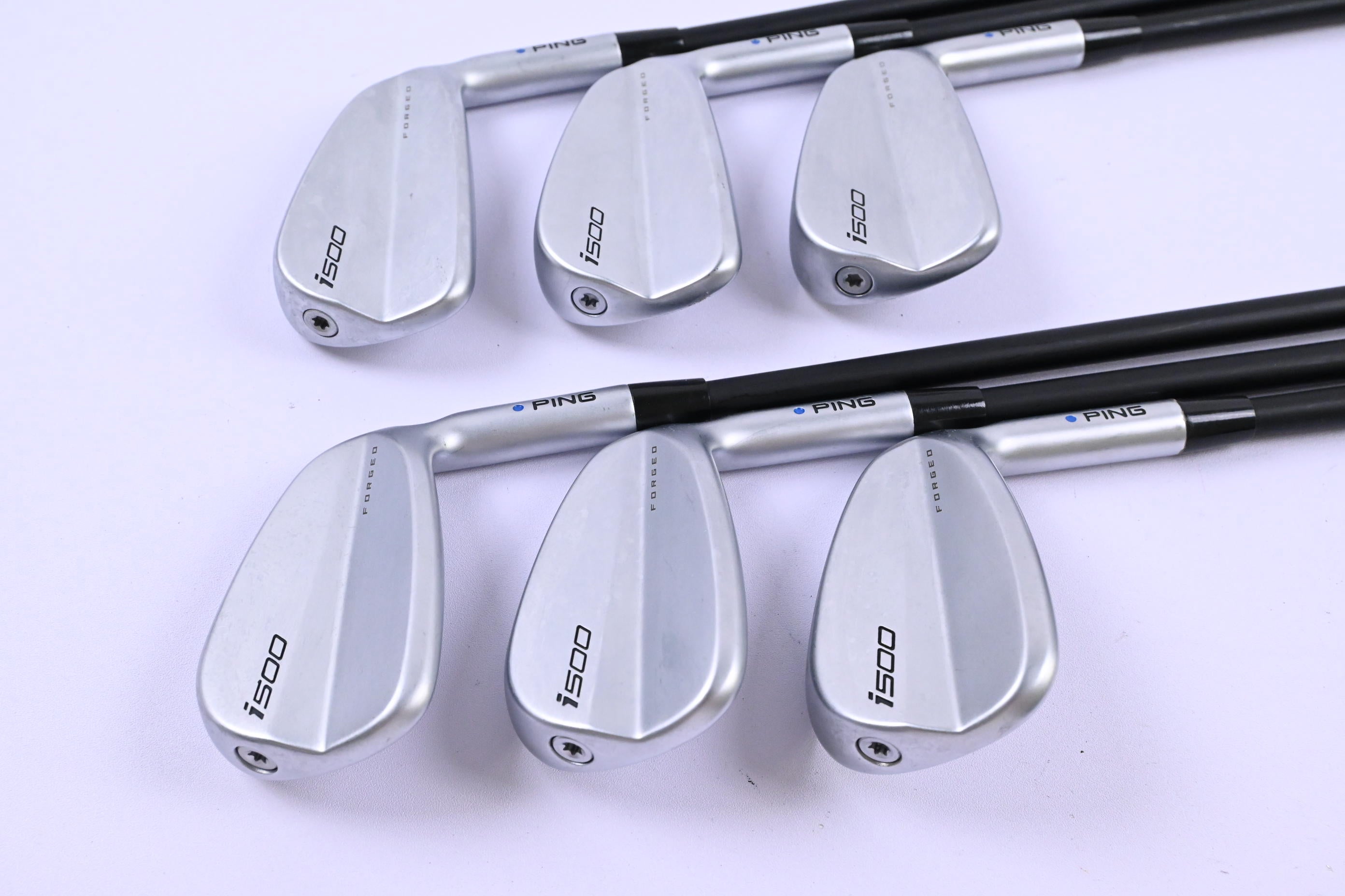 Ping i500 Irons / 5-PW / Blue Dot / Regular Flex Ping Alta CB Shafts