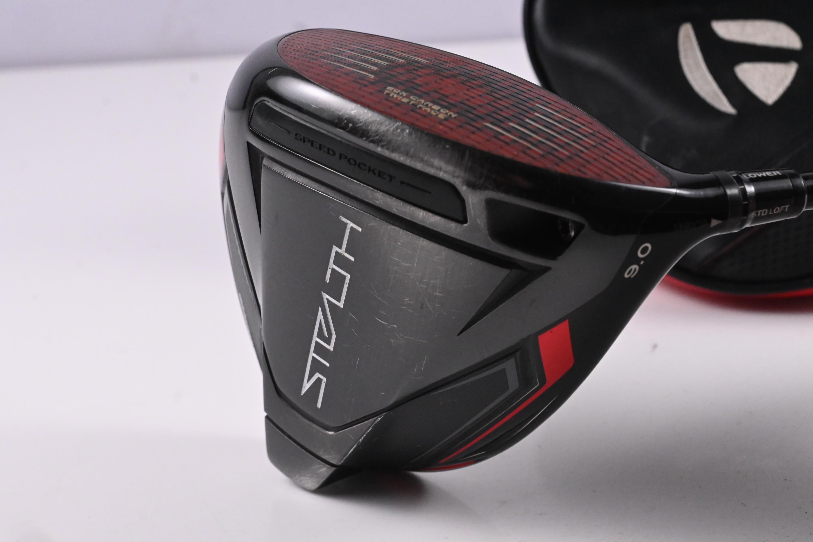Taylormade Stealth Driver / 9 Degree / Stiff Flex Hzrdus Smoke RDX Red 60 Shaft