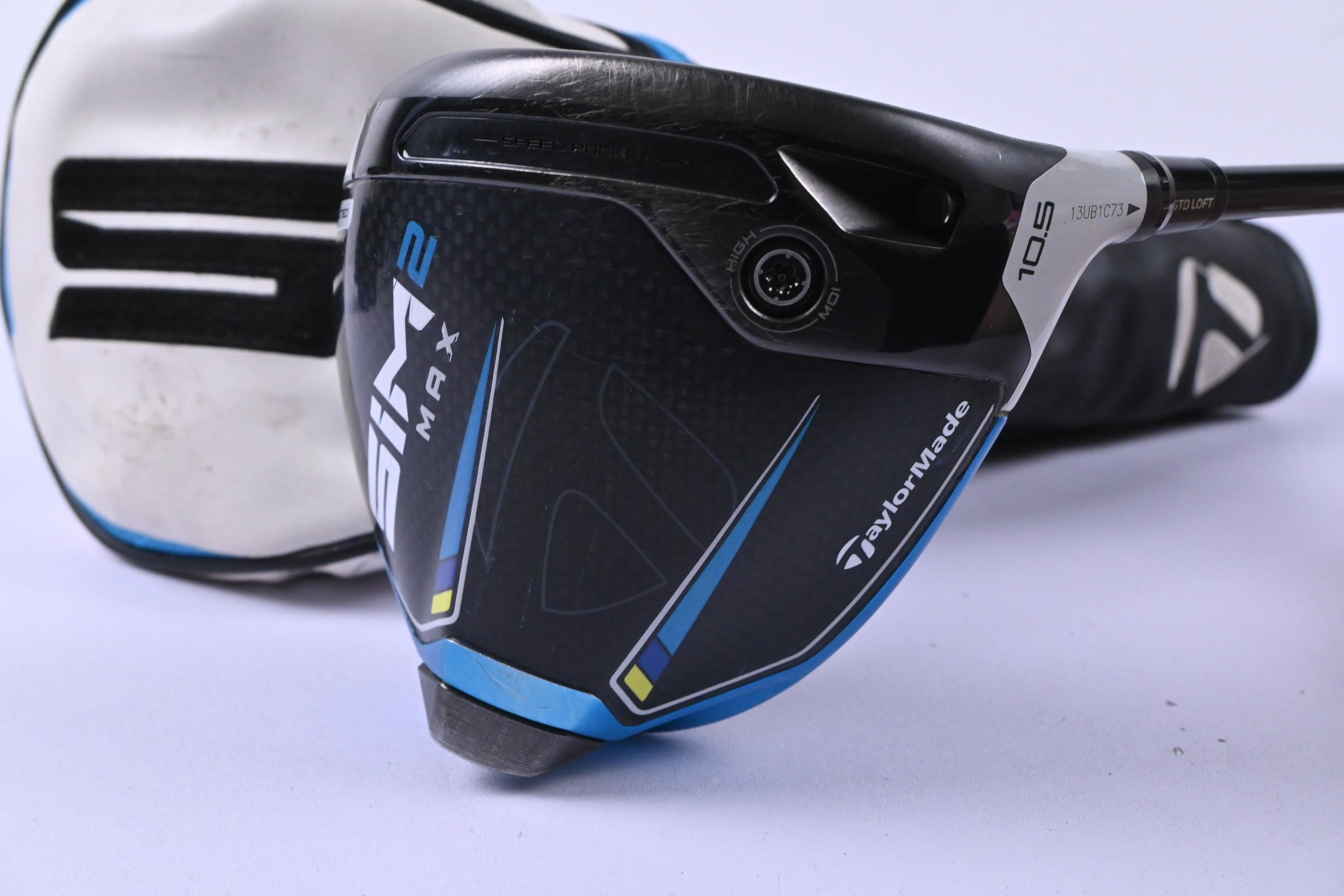 Taylormade SIM2 Max Driver / 10.5 Degree / X-Flex HZRDUS Smoke Blue RDX 70 Shaft