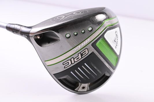 Left Hand Callaway Epic Max Driver / 10.5 Degree / Regular Flex HZRDUS T800 55