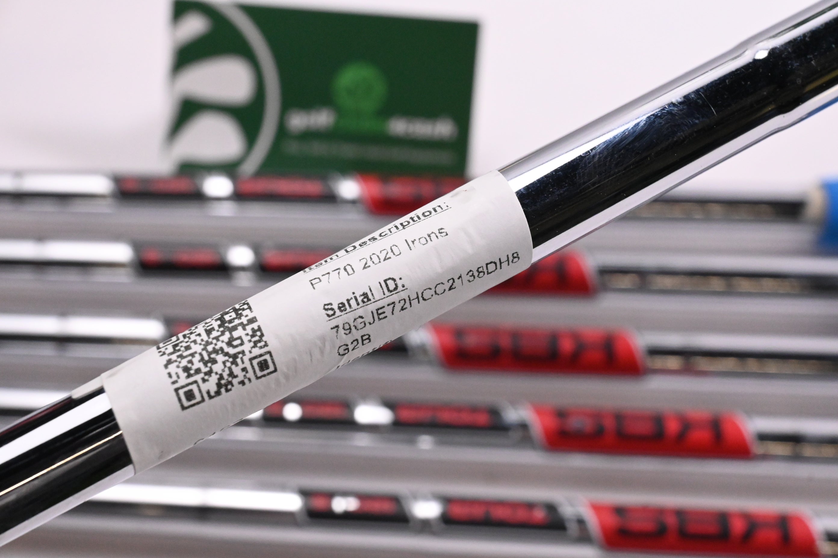 Taylormade P770 2020 Irons / 4-9i / Stiff Flex KBS Tour 120 Shafts