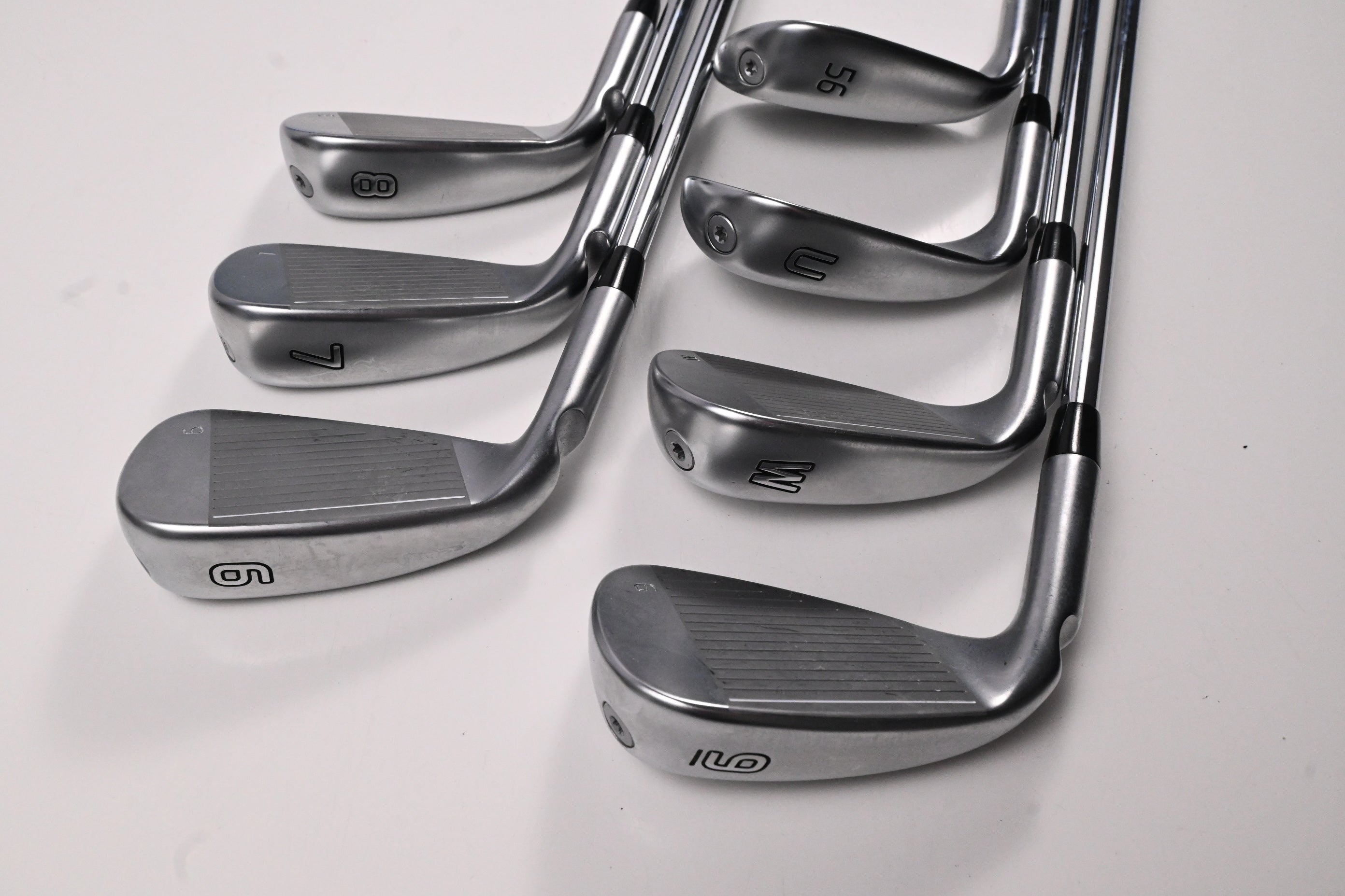 Ping G730 Irons / 6-PW+UW+56° / Blue Dot / Regular Flex Ping AWT 2.0 Shafts
