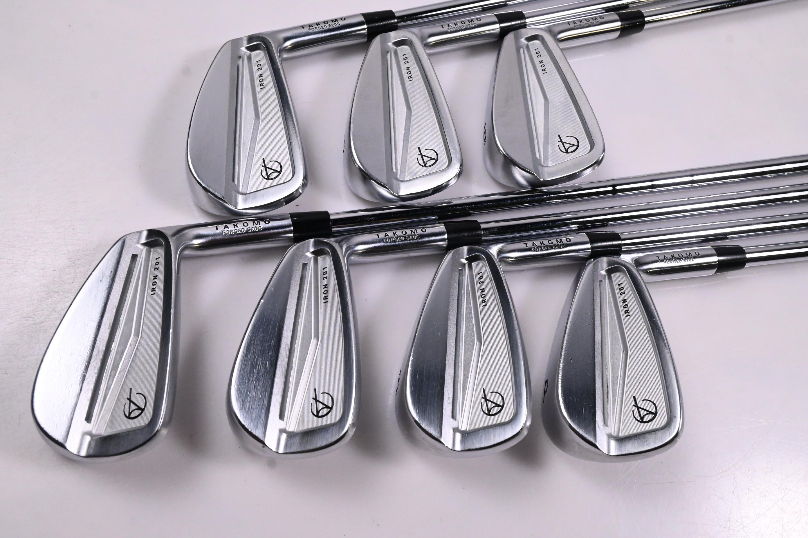 Takomo 201 Irons / 4-PW / X-Flex KBS Tour Lite Shafts