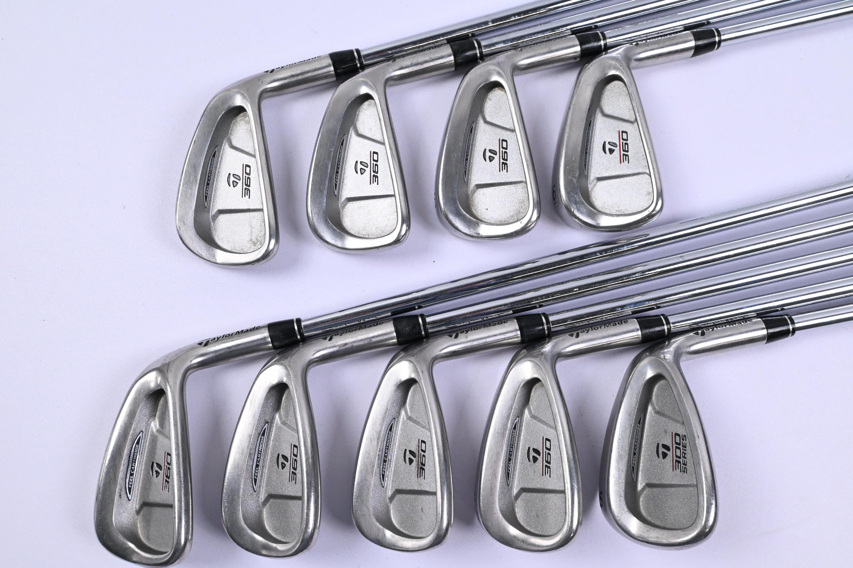 Taylormade 360 Series Irons / 3-PW+SW / Regular Flex Precision 80 Shafts