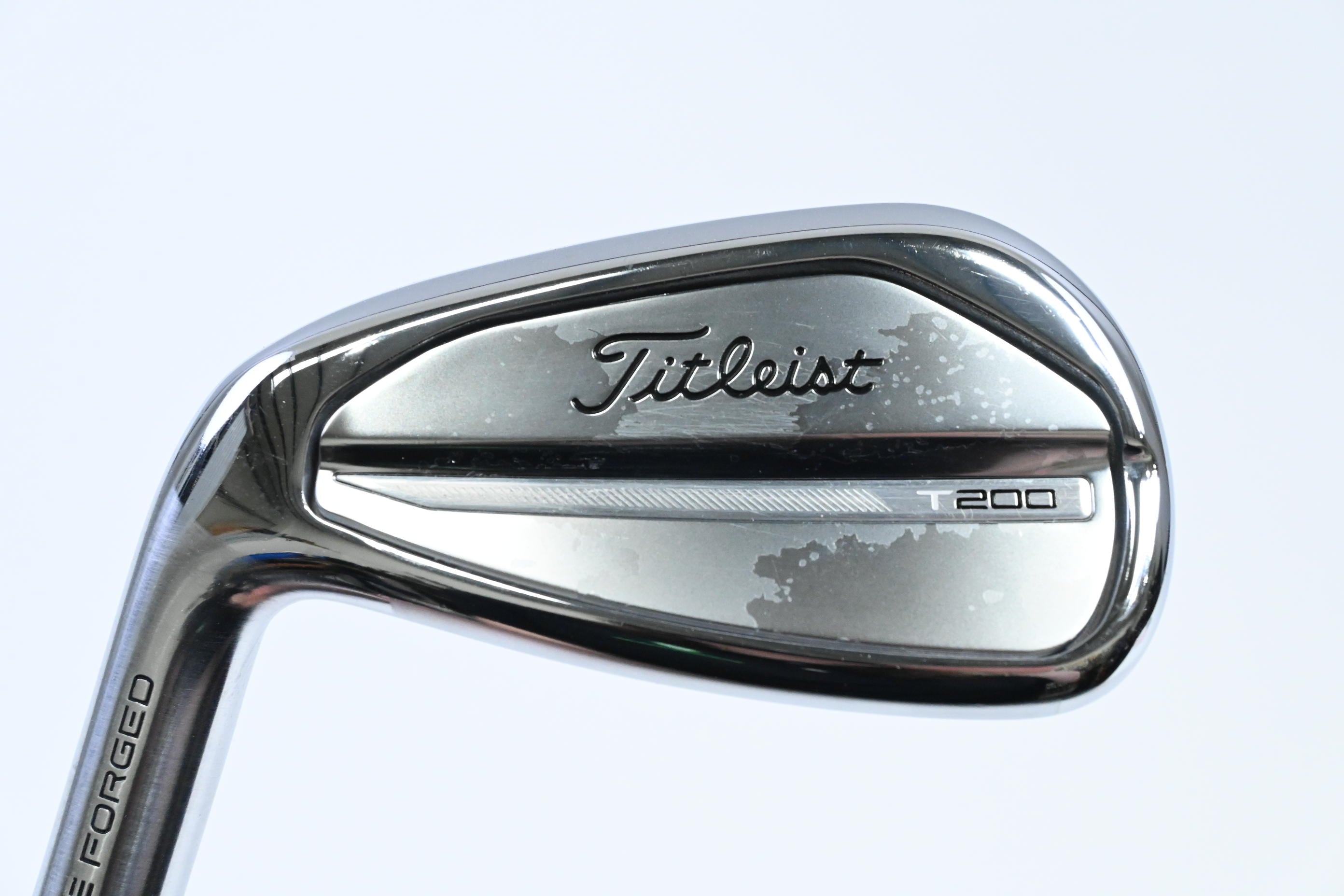 Left Hand Titleist T200 2021 #8 Iron / Stiff Flex AMT Black S300 Shaft
