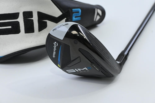 Taylormade SIM2 Max #4 Hybrid / 22 Degree / Stiff Flex HZRDUS Smoke Black RDX 80