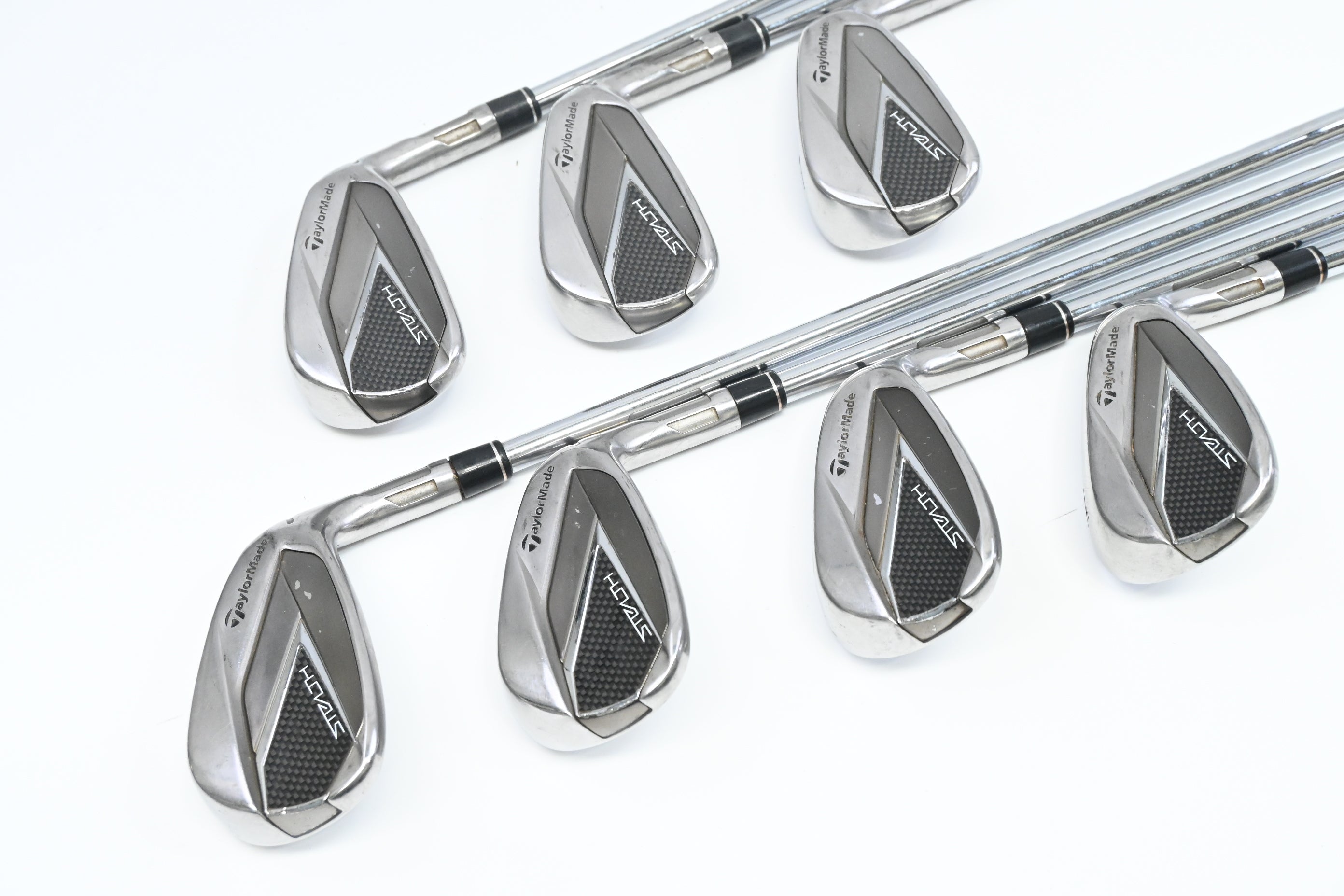 Taylormade Stealth Irons / 5-PW+AW / Regular Flex KBS Max MT 85 Shafts