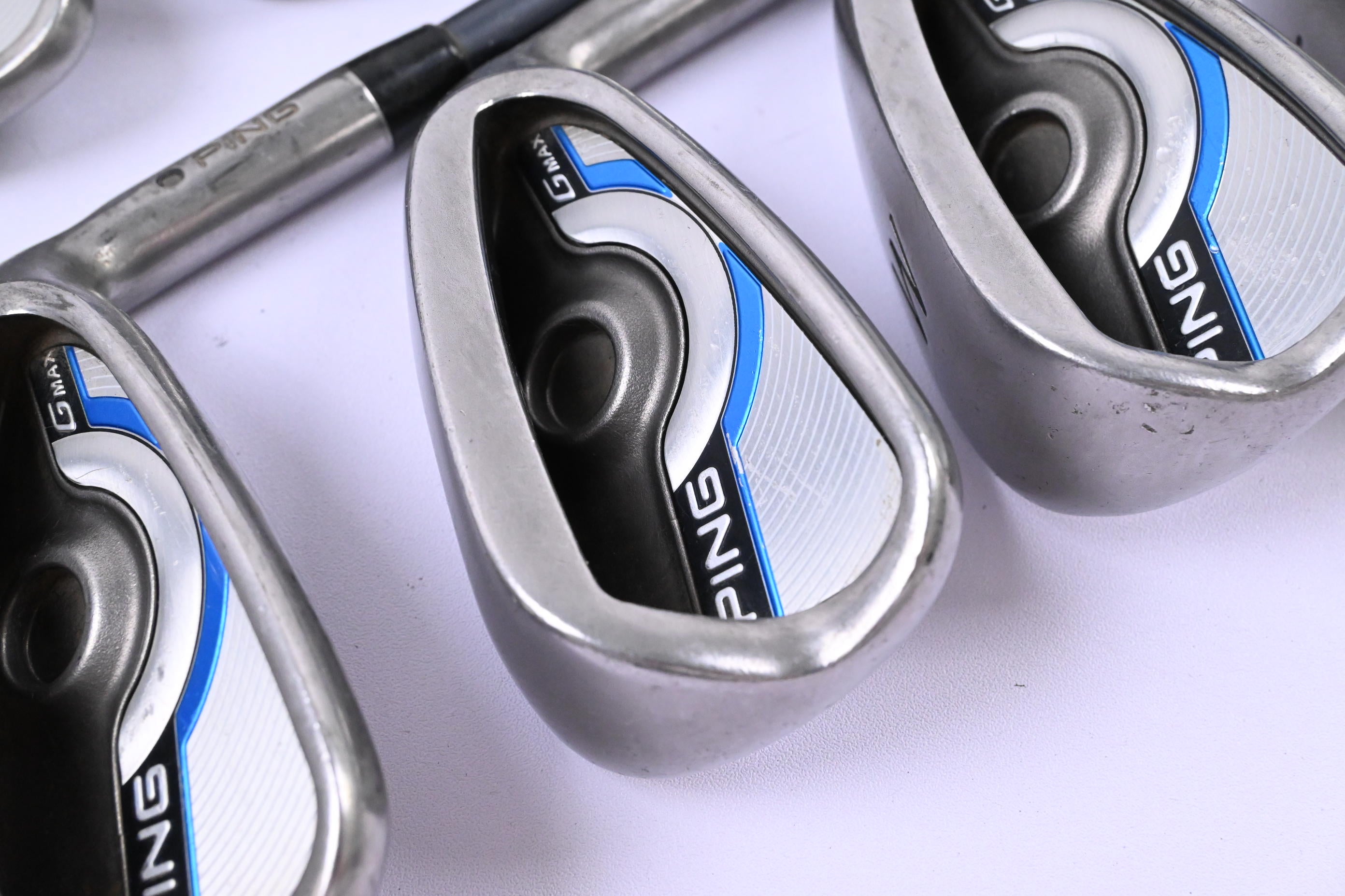 Ping GMax Irons / 4-PW+SW / Black Dot / Senior Flex Ping CFS 65 Shafts