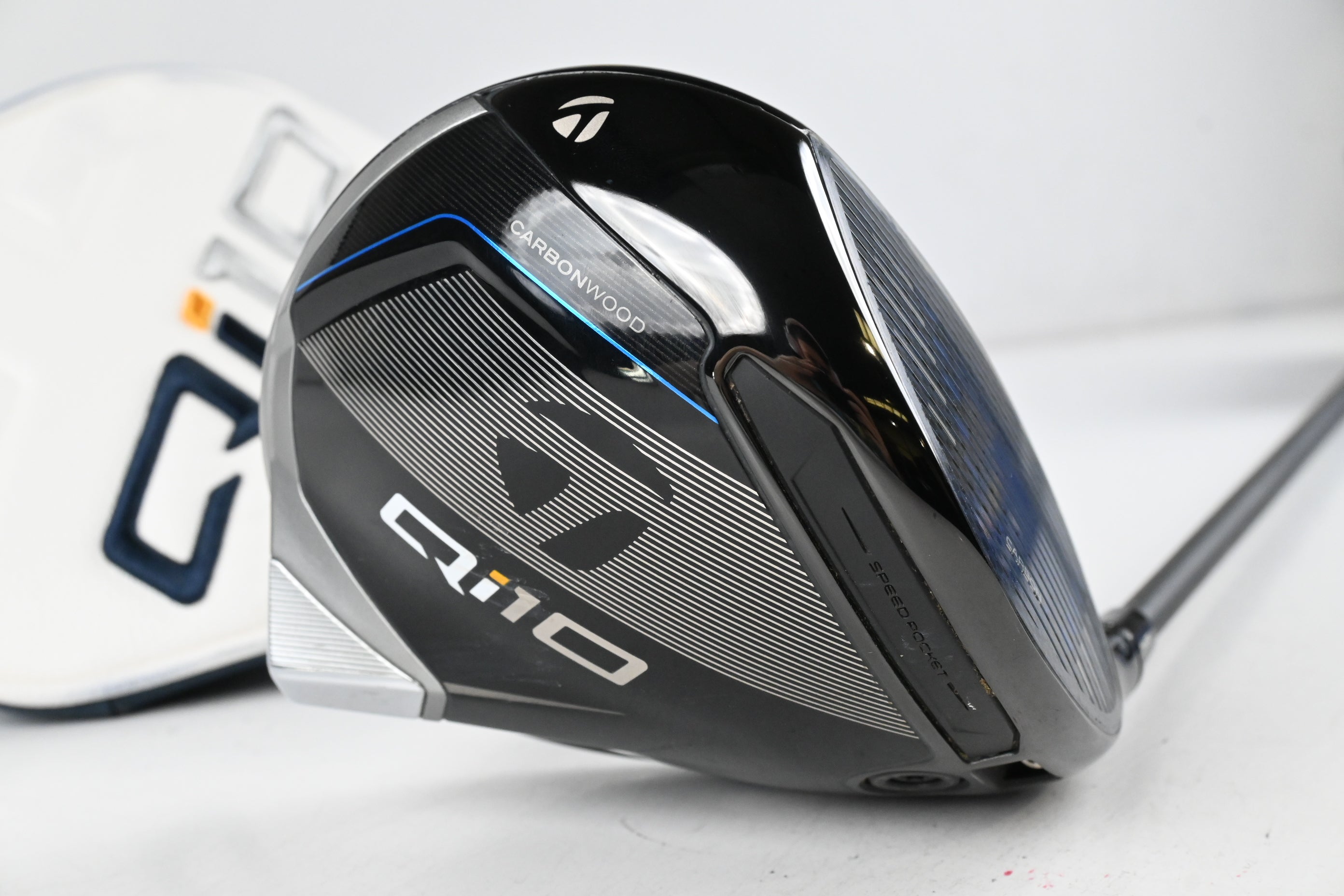 Taylormade Qi10 Driver / 9 Degree / Stiff Flex Kai'li Dark Waves Black 60 Shaft