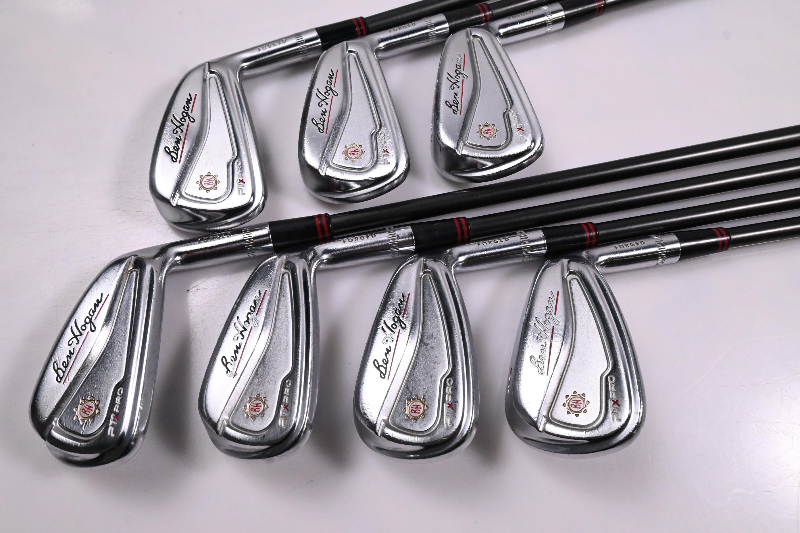 Ben Hogan PTX Pro Irons / 4-PW / Senior Flex UST Recoil ES 760 Shafts