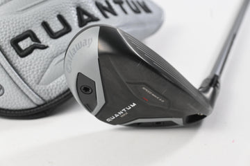 Callaway Quantum Max #3 Hybrid / 19 Degree / Stiff Flex Denali Frost Silver 70