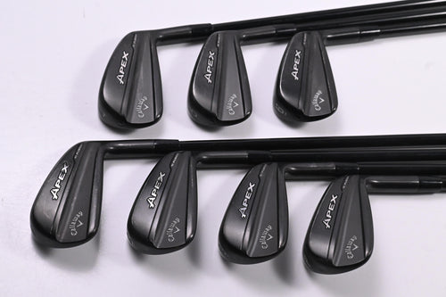 Callaway Apex Ti Fusion Irons / 4-PW / Stiff Flex MMT 85 Shafts