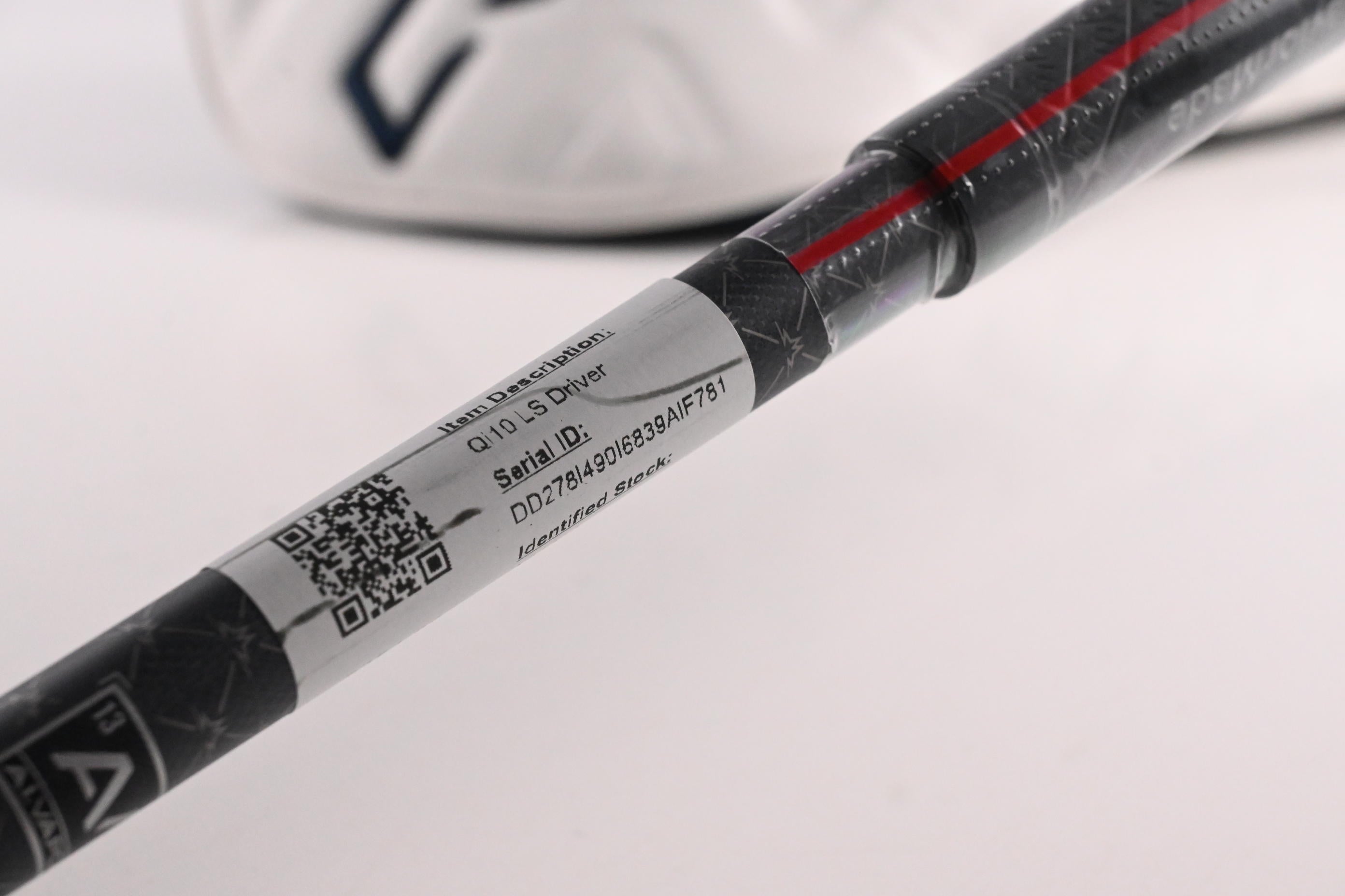 Taylormade Qi10 LS Driver / 10.5 Degree / Stiff Flex Tensei AV Limited White 65