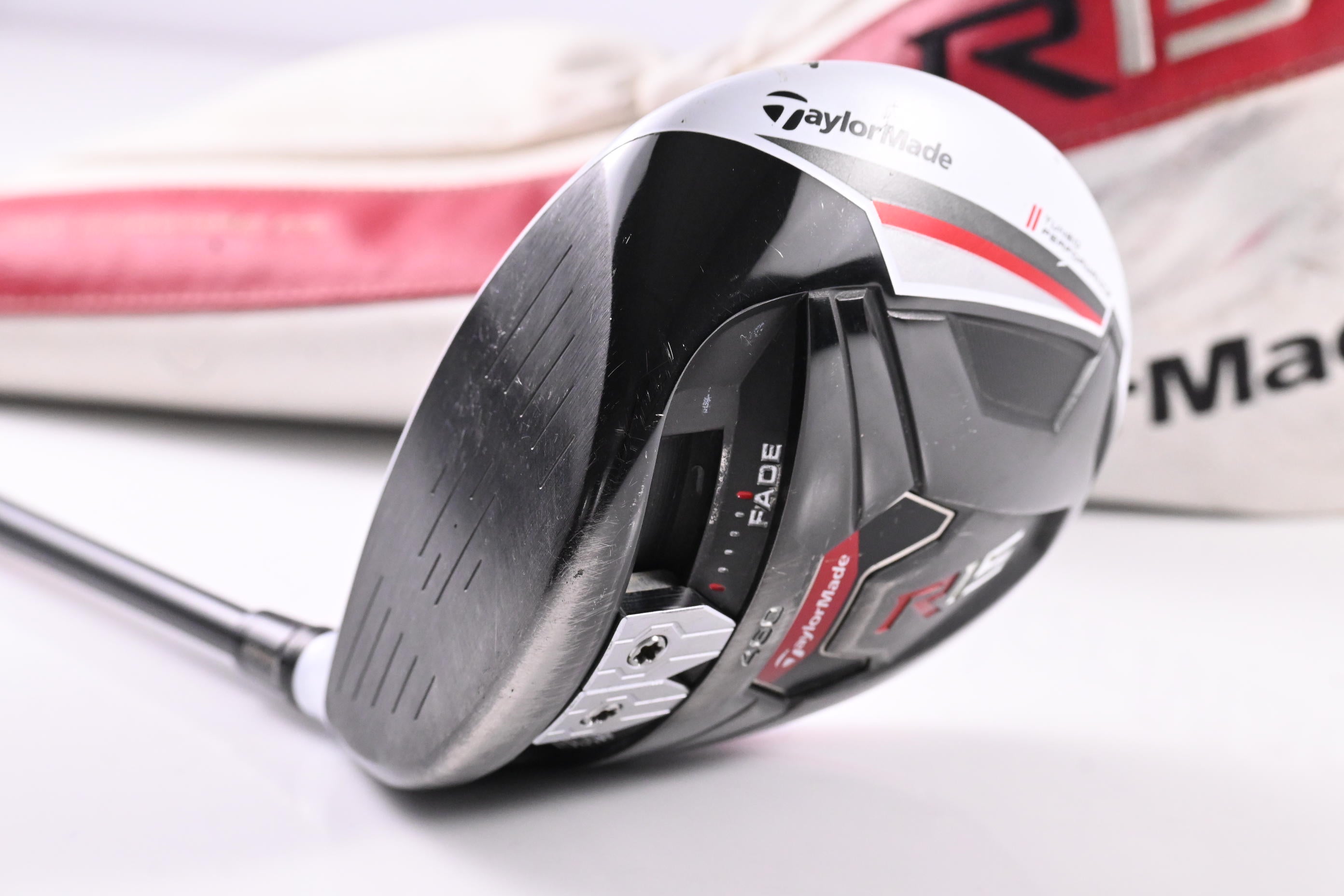 Left Hand Taylormade R15 Driver / 12 Degree / Stiff Flex Fujikura Ventus Red 5