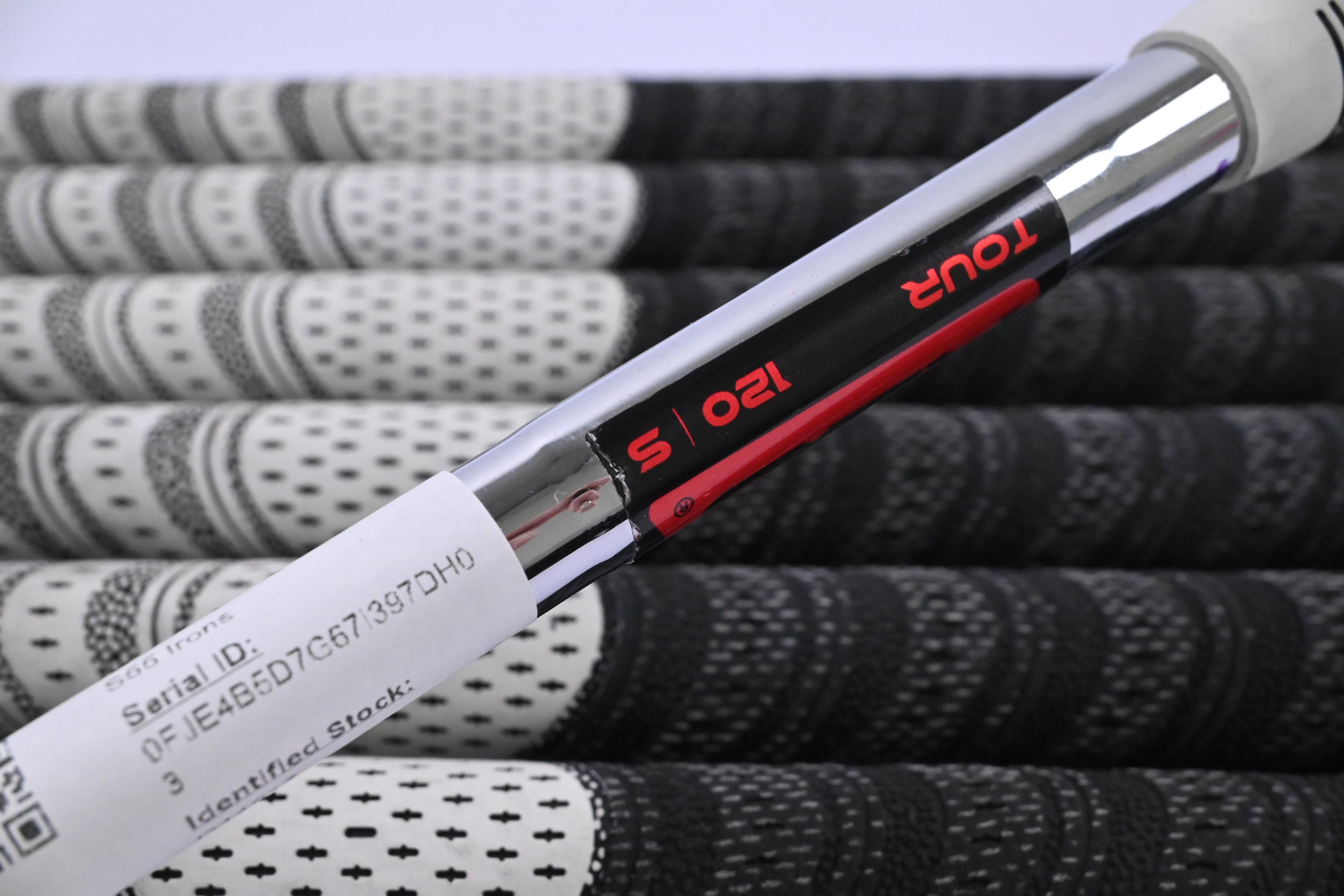 Ping S55 Irons / 3-9i / Black Dot / Stiff Flex KBS Tour 120 Shafts