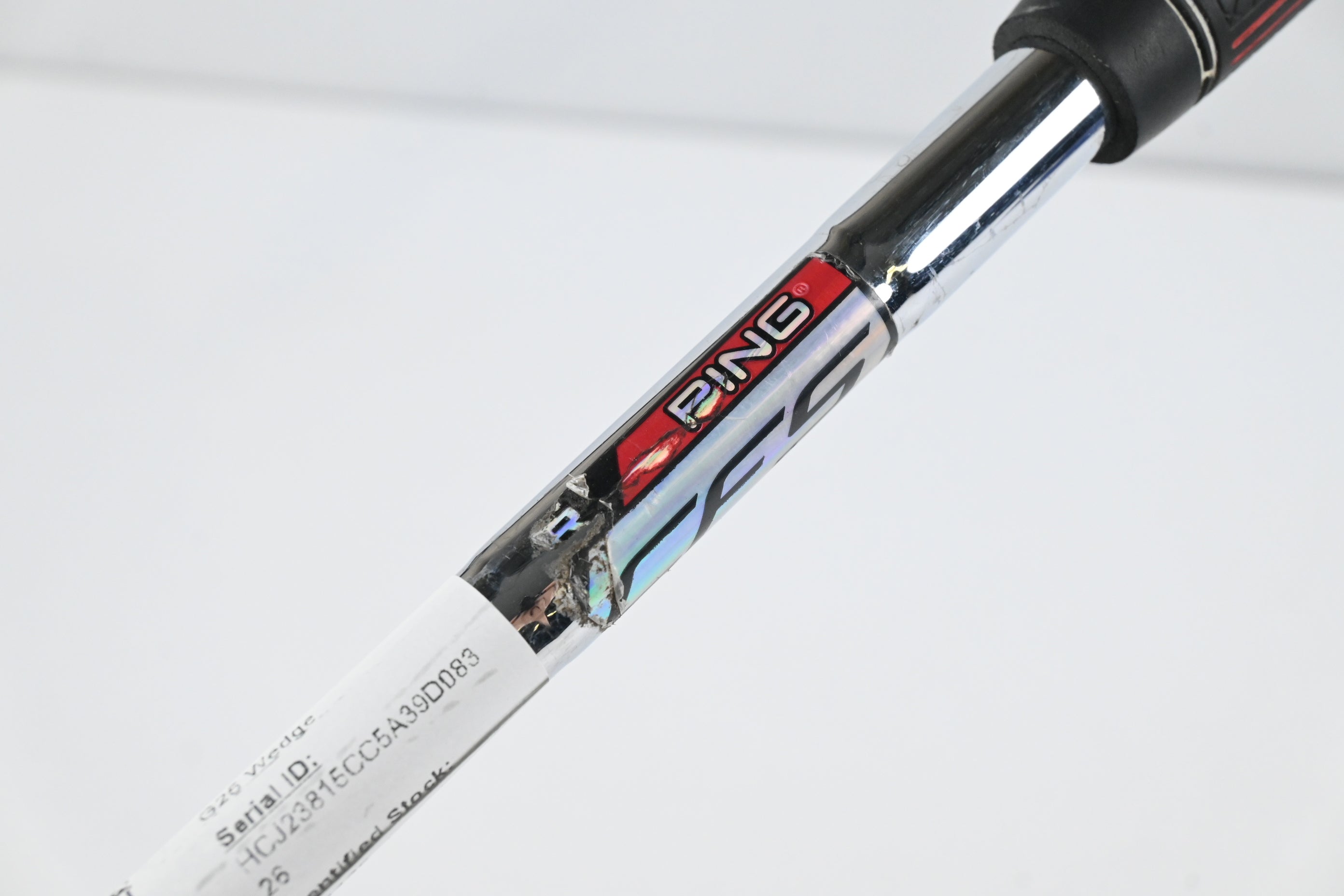 Ping G25 Lob Wedge / 58 Degree / Black Dot / Regular Flex Ping CFS Shaft