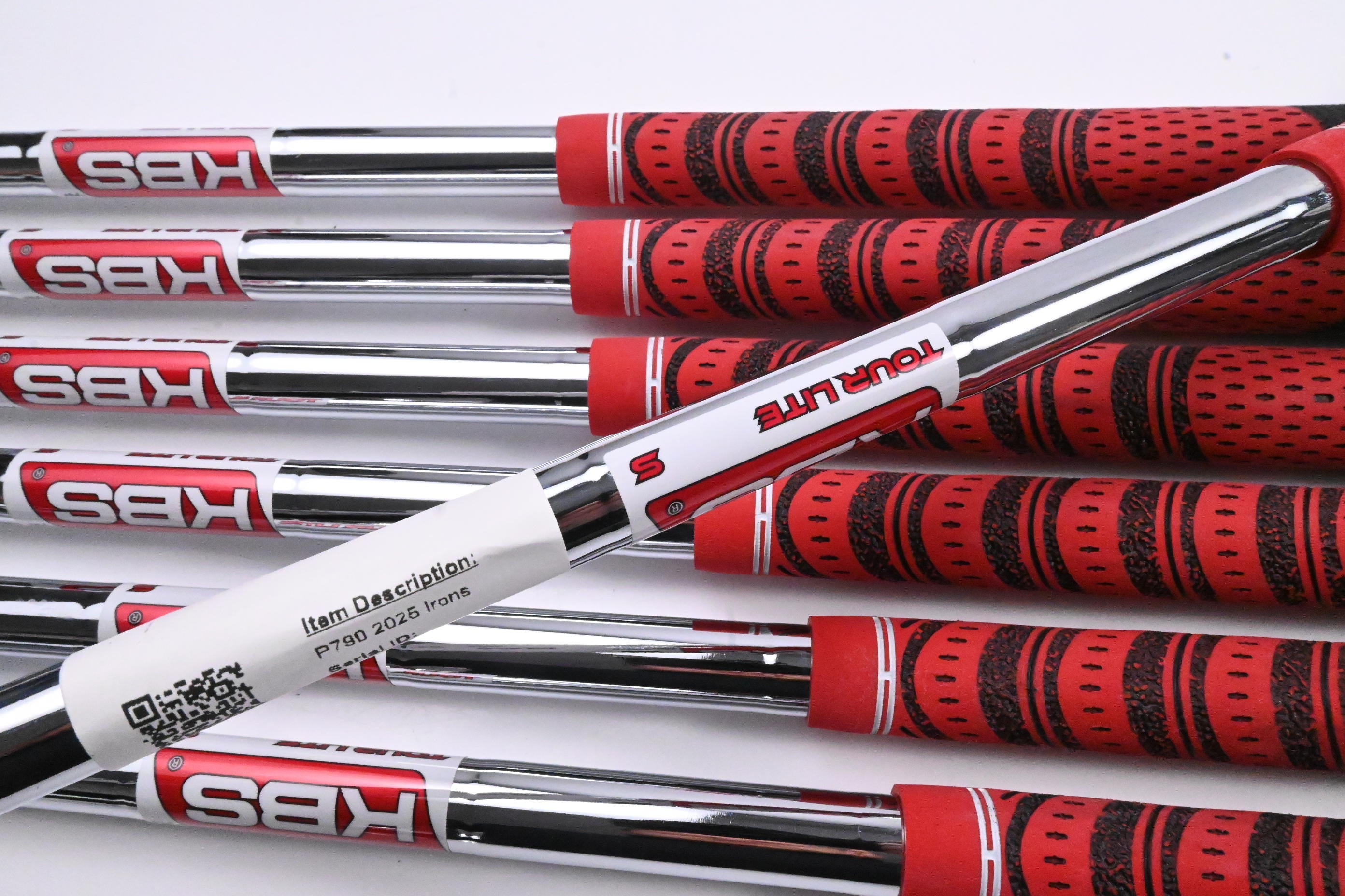 Taylormade P790 2025 Irons / 4-PW / Stiff Flex KBS Tour Lite Shafts
