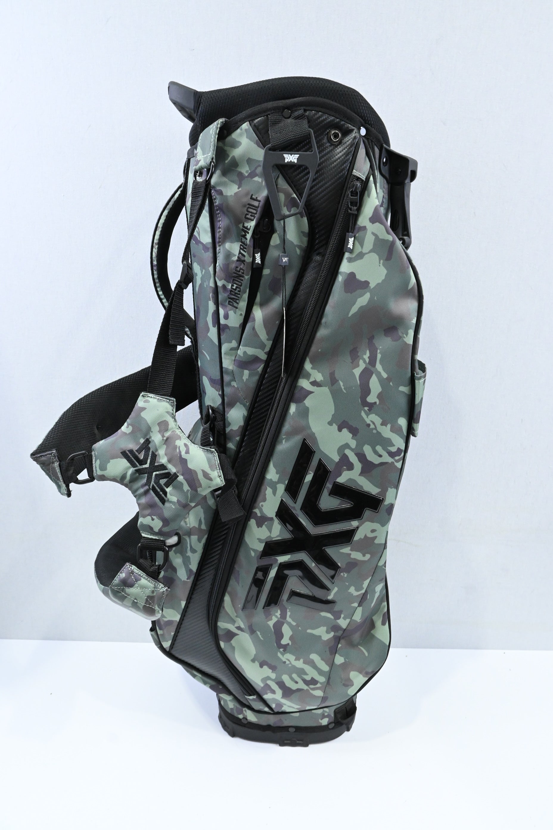 PXG Parsons Xtreme Stand Bag / 4-Way Divider / Camo, Black